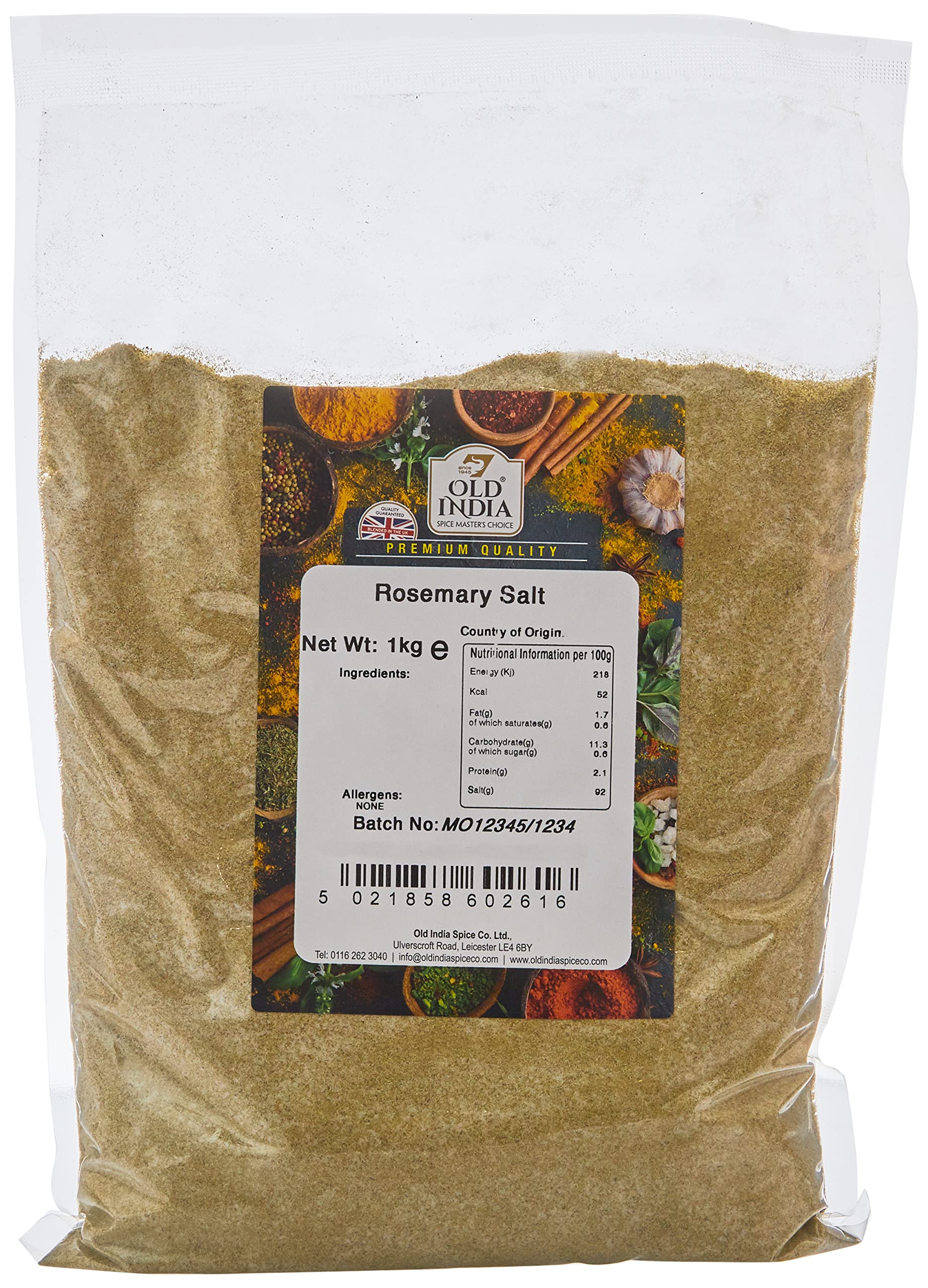 Old India Rosemary Salt 1kg
