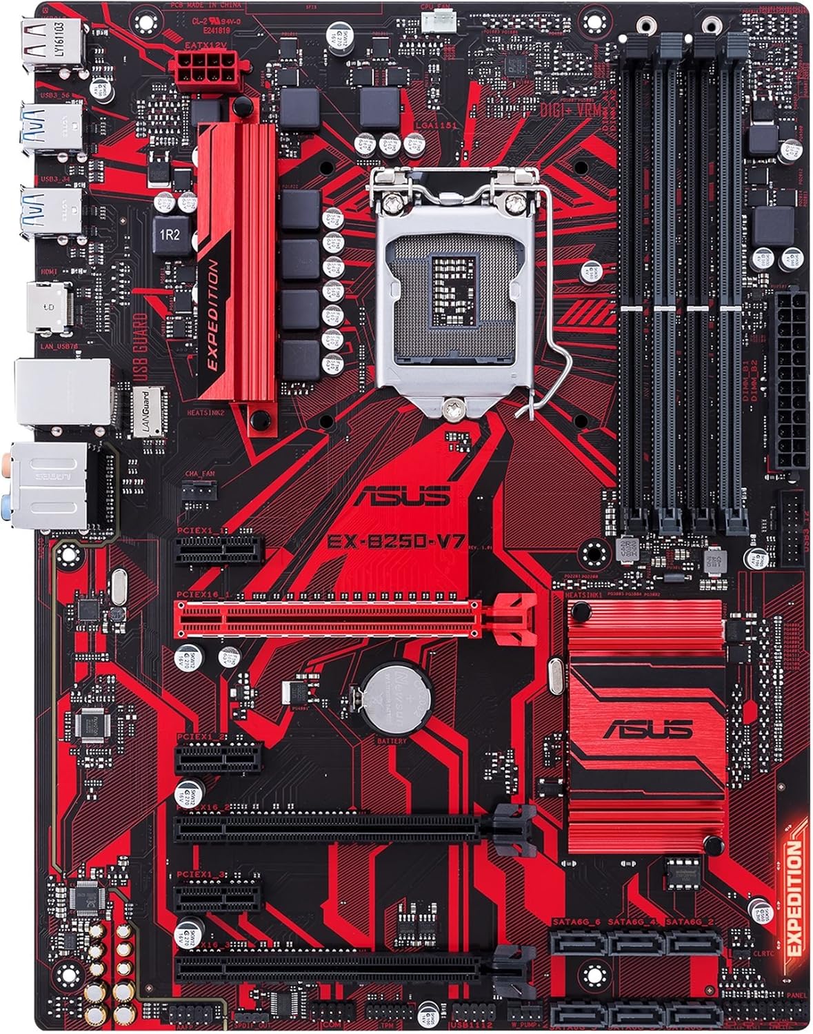 Amazon.com: ASUS EX-B250-V7 Expedition LGA1151 DDR4 HDMI B250 ATX ...