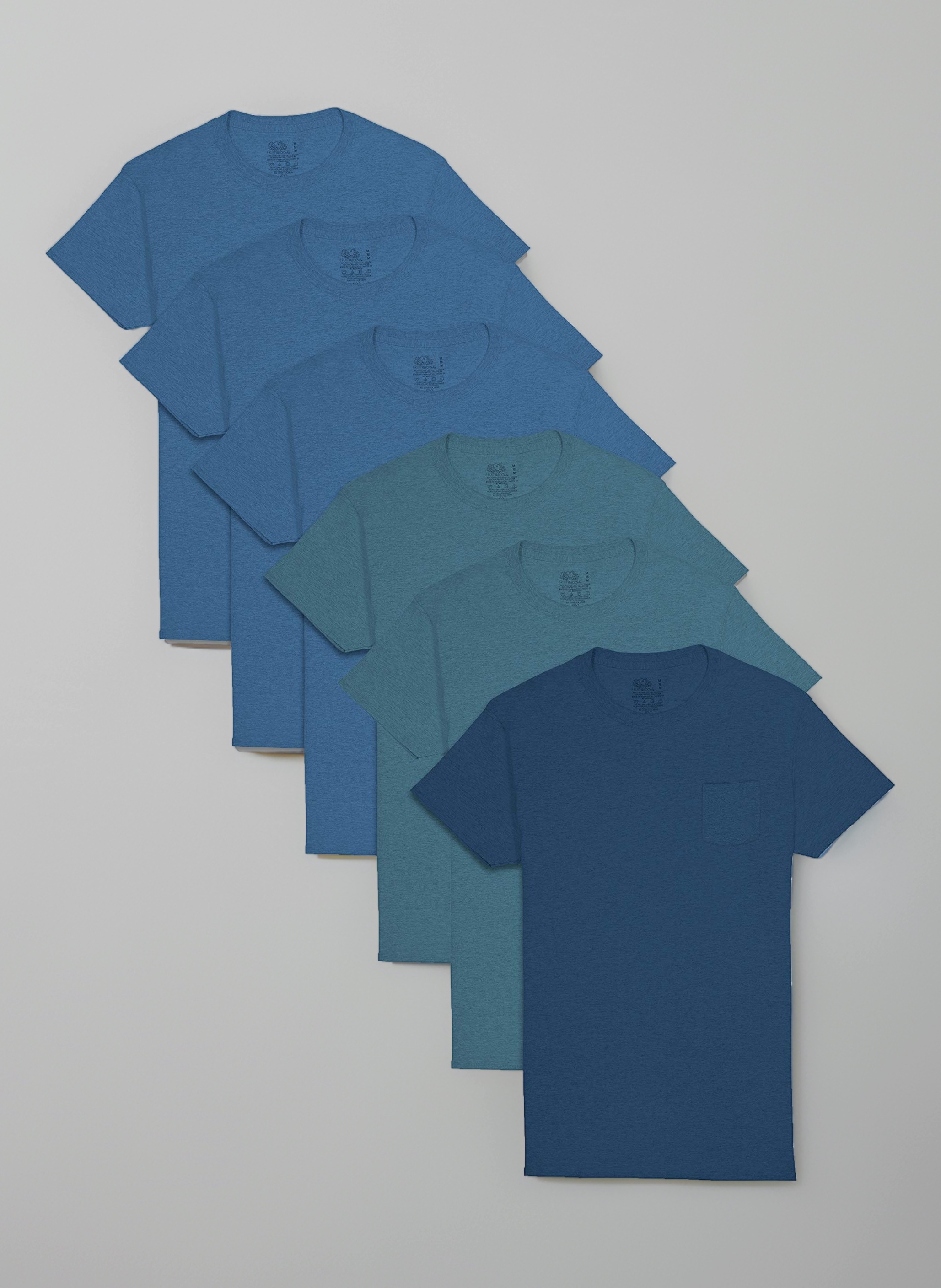 Fruit of the Loom Men's Sleeveless Tank A-Shirt, Tag Free & Moisture Wicking, Ribbed Stretch Fabric Base Layer Top