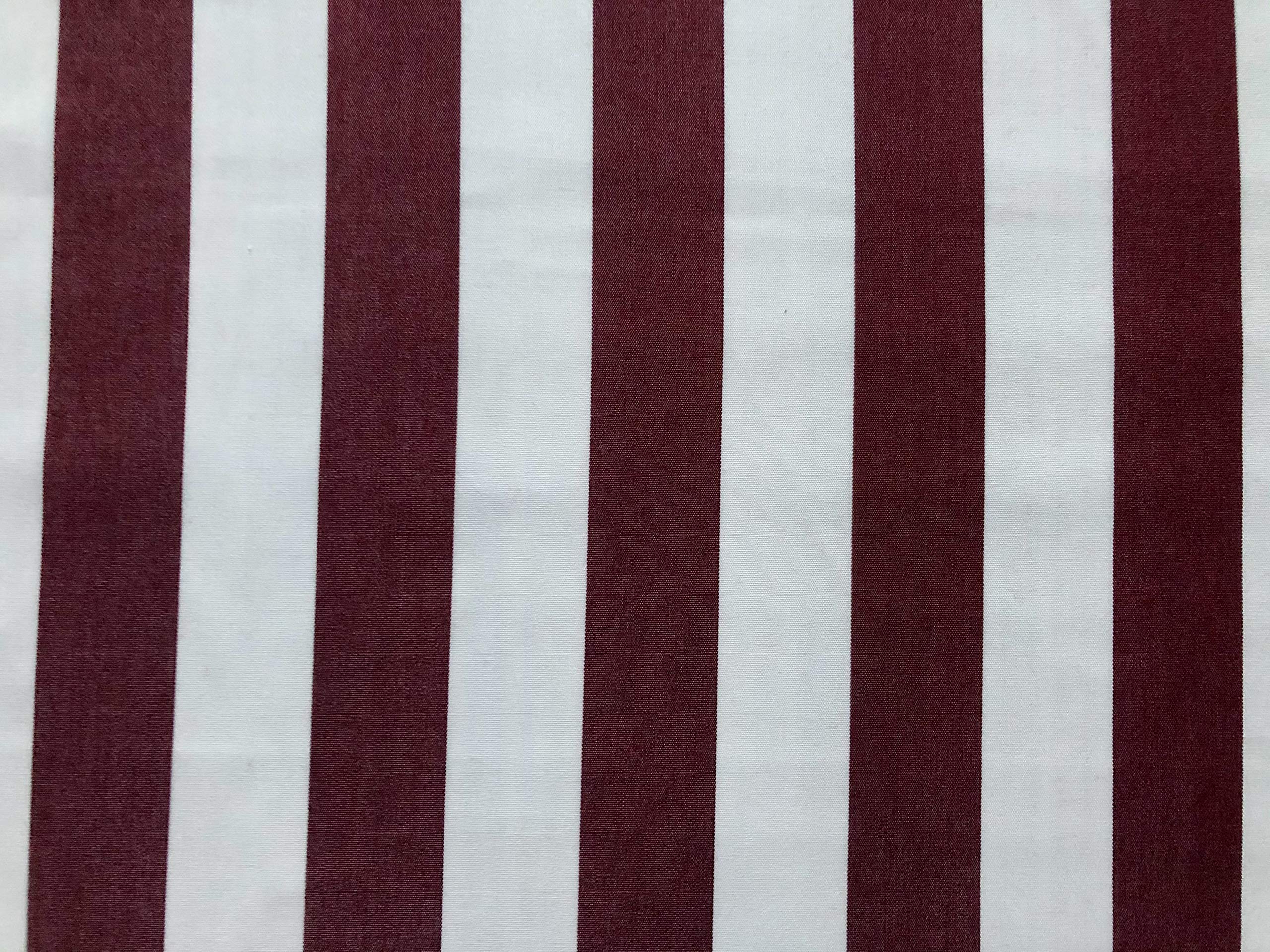 Tela acrílica de teflón DRALON para exterior burdeos y blanco 320 cm 4