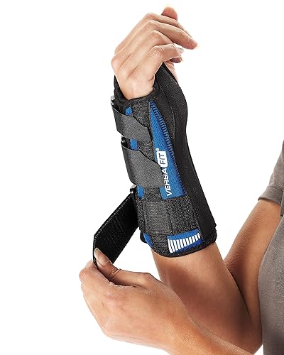 Ovation Medical Versa-Fit - Muñequera de alta calidad, ajuste personalizado, cómoda, tendinitis estructurada y muñequera para túnel carpiano o
