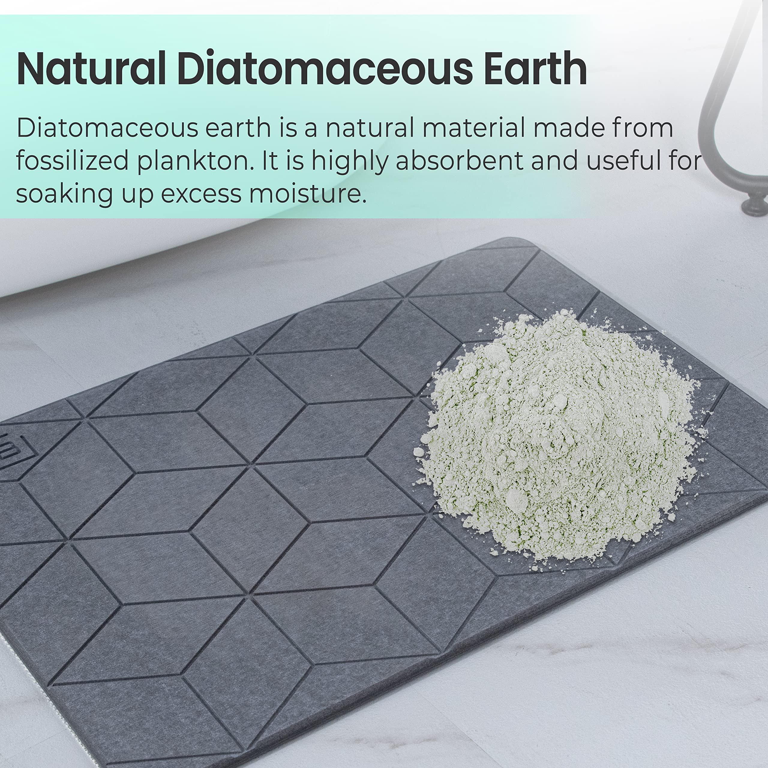 Supply Buys Luxury Stone Bath mat â€“Non-Slip, Ultra Absorbent ...