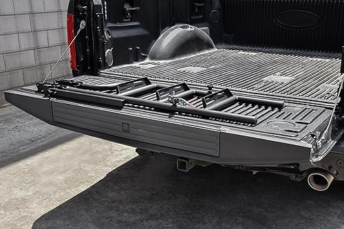 Miniatura 3 de Escalera plegable de 42 pulgadas y giratoria de 360 con pasamanos para camioneta, escalera plegable universal para puerta trasera con asa de agarre