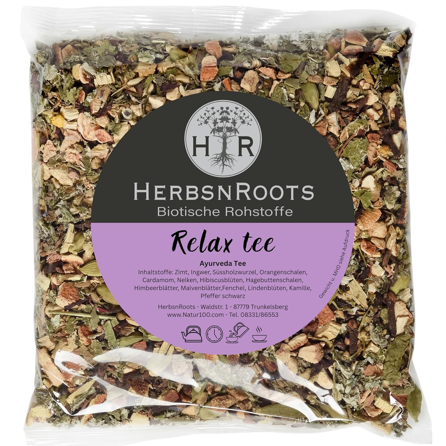 Stress Tea Relax   For Anxiety   Overwork   Overload   HerbsnRoots   210g