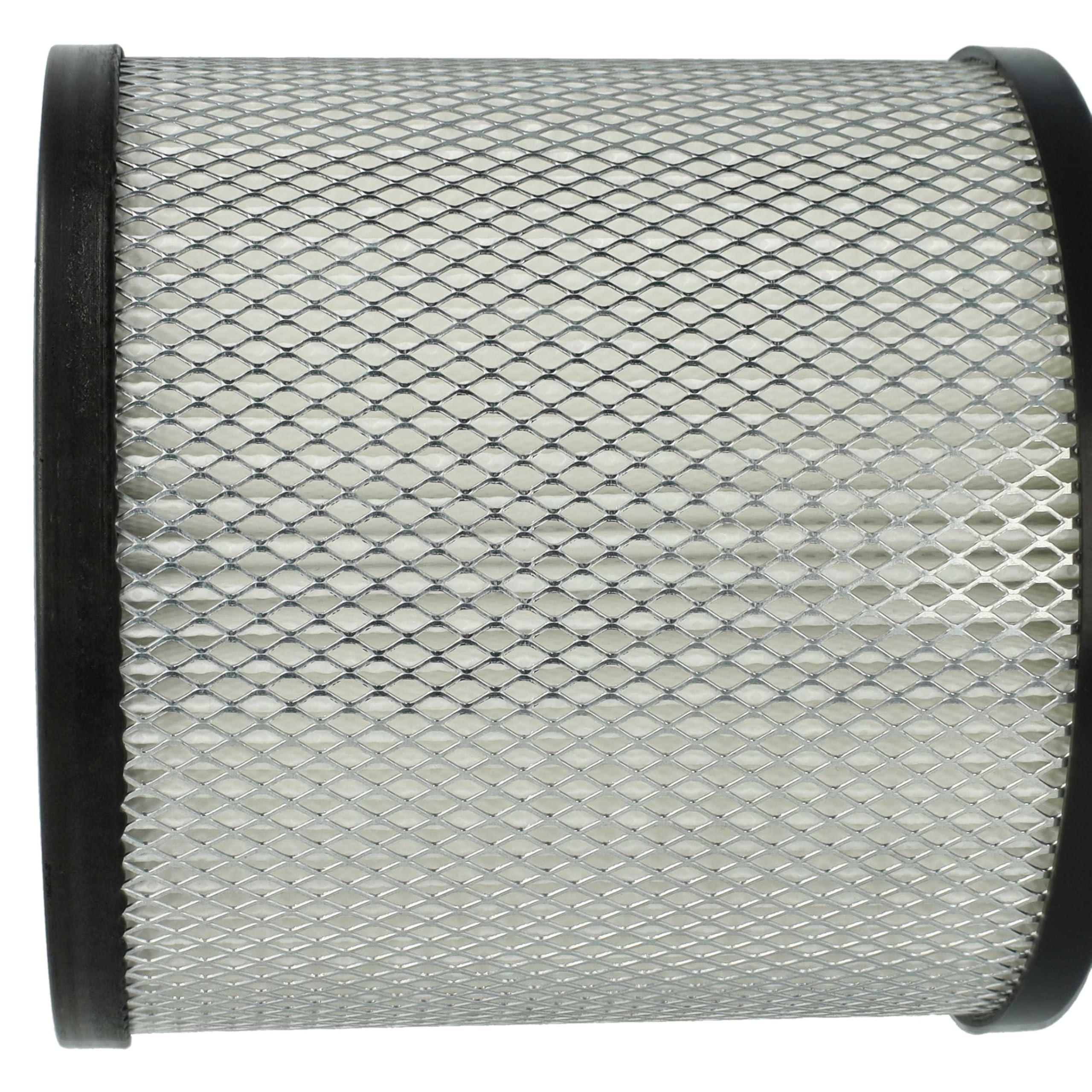 vhbw 2x filtro a pieghe piatte compatibile con JIENUO aspiratore - nero/bianco/argento