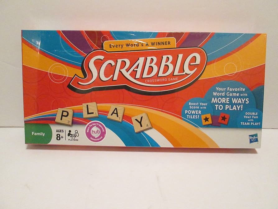 その他 Hasbro Scrabble Crossword Game with Power Tiles tf8su2k Amazon.com: Scrabble Board Game h Power Tiles : Toys & Games