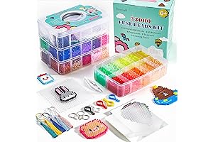 INSCRAFT Fuse Beads Kit: Creativity Unleashed for Limitless Iron-Beaded Masterpieces