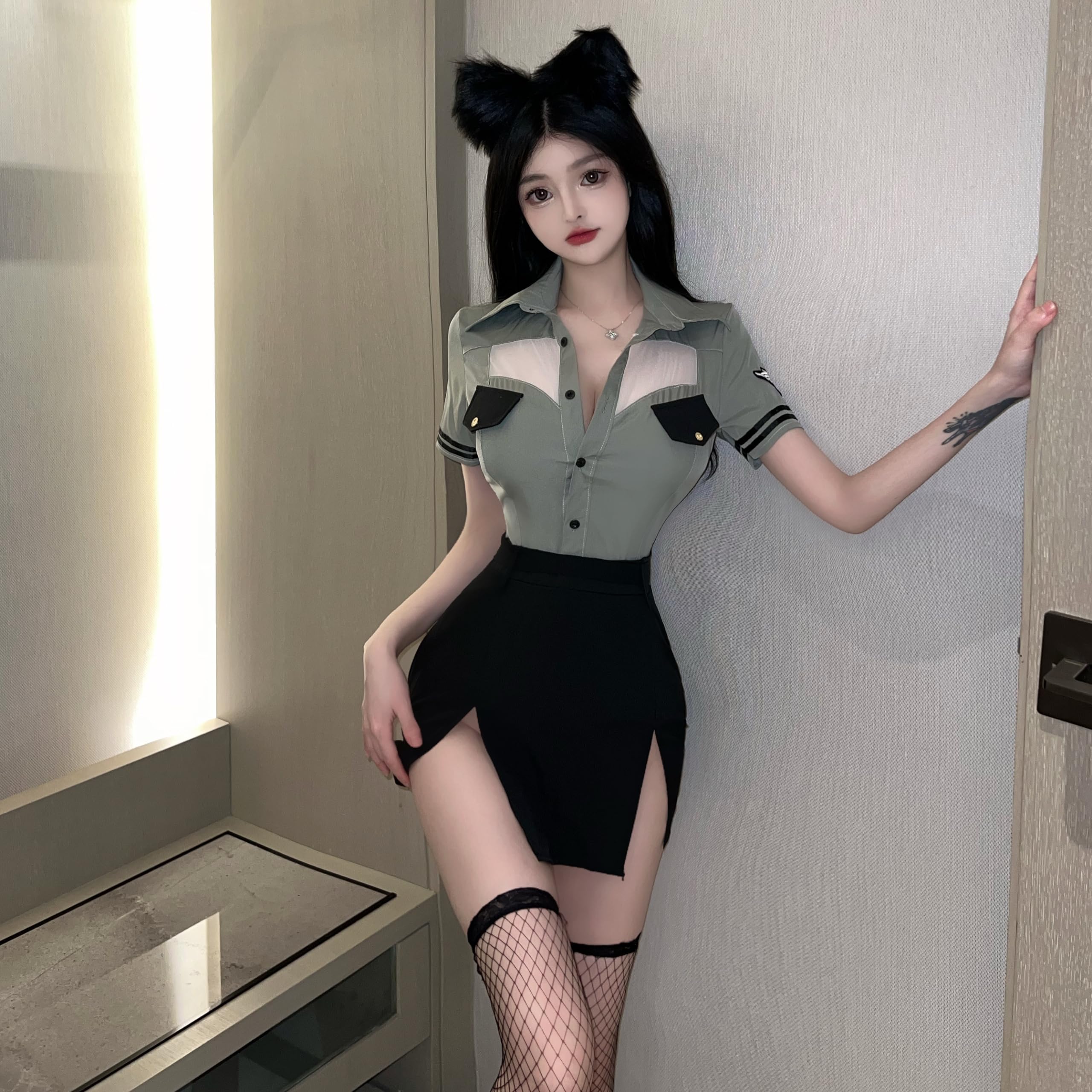SINMIUANIME Costume sexy da donna per Halloween, cosplay, lingerie