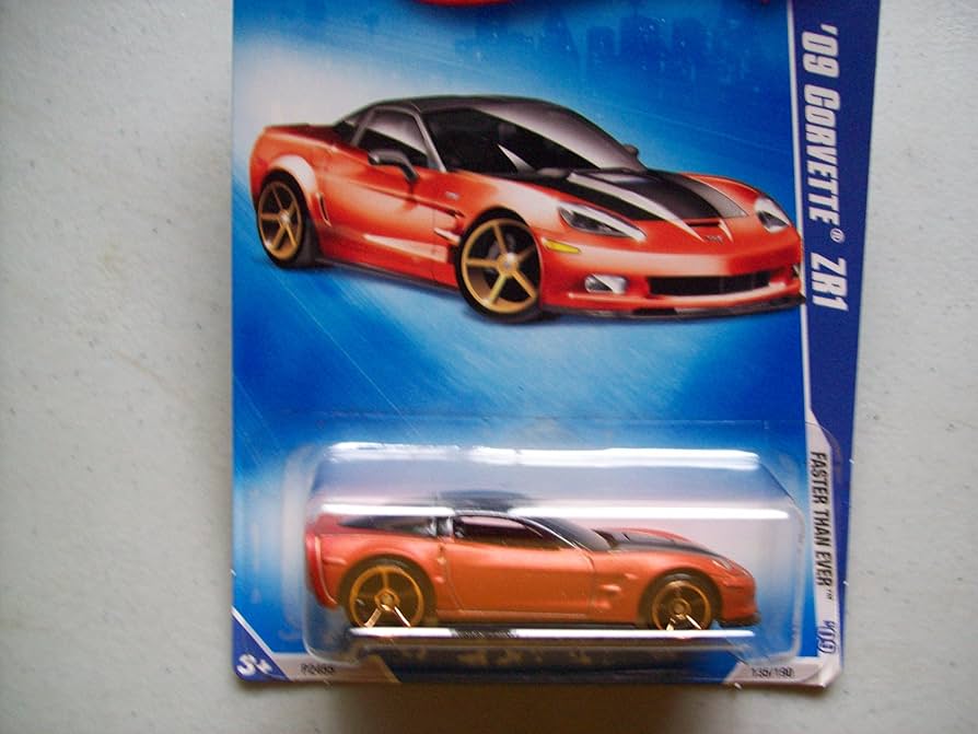 Hot Wheels Corvette C6 2009年式 Amazon.com: Hot Wheels 2009 Corvette C6 Convertible Blue 03
