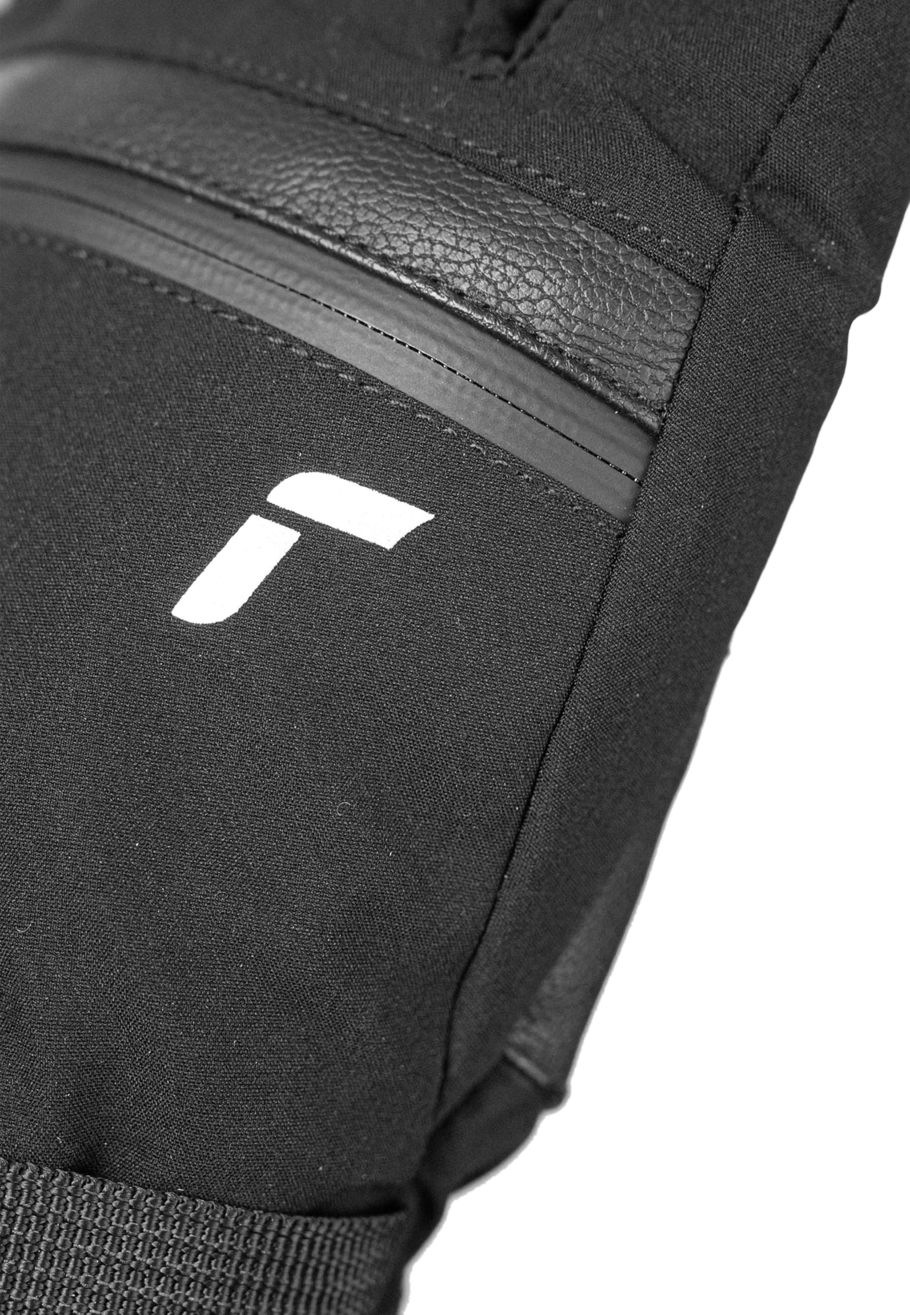 Reusch Lando R-TEX XT Gants de Ski Unisexes, imperméables, Coupe-Vent, Respirants, Isolation en Duvet véritable, Cuir végétalien, Softshell, Doublure SoftPlush, Manchette en Poudre, Poche chauffante