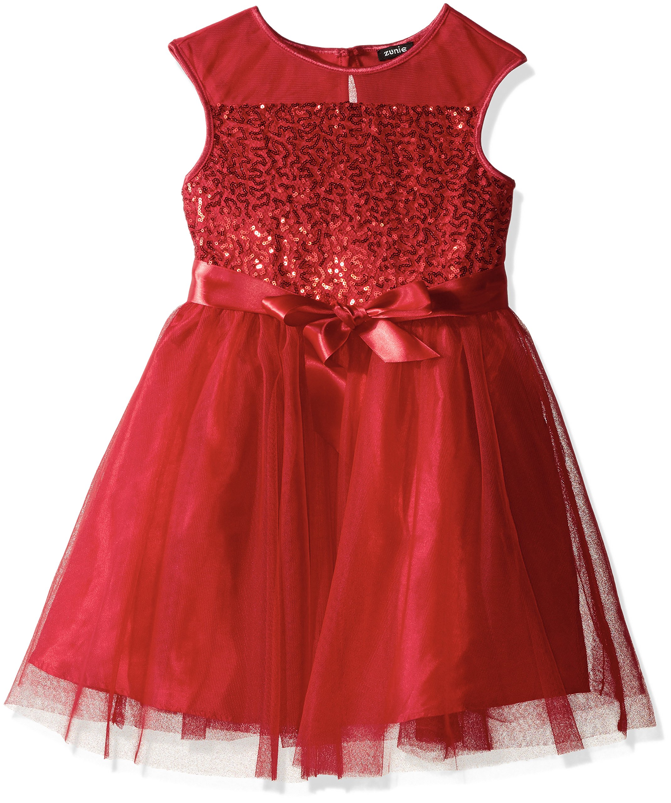Zunie Girls Big Illusion Sequin Dress Ribbon | Desertcart Gibraltar