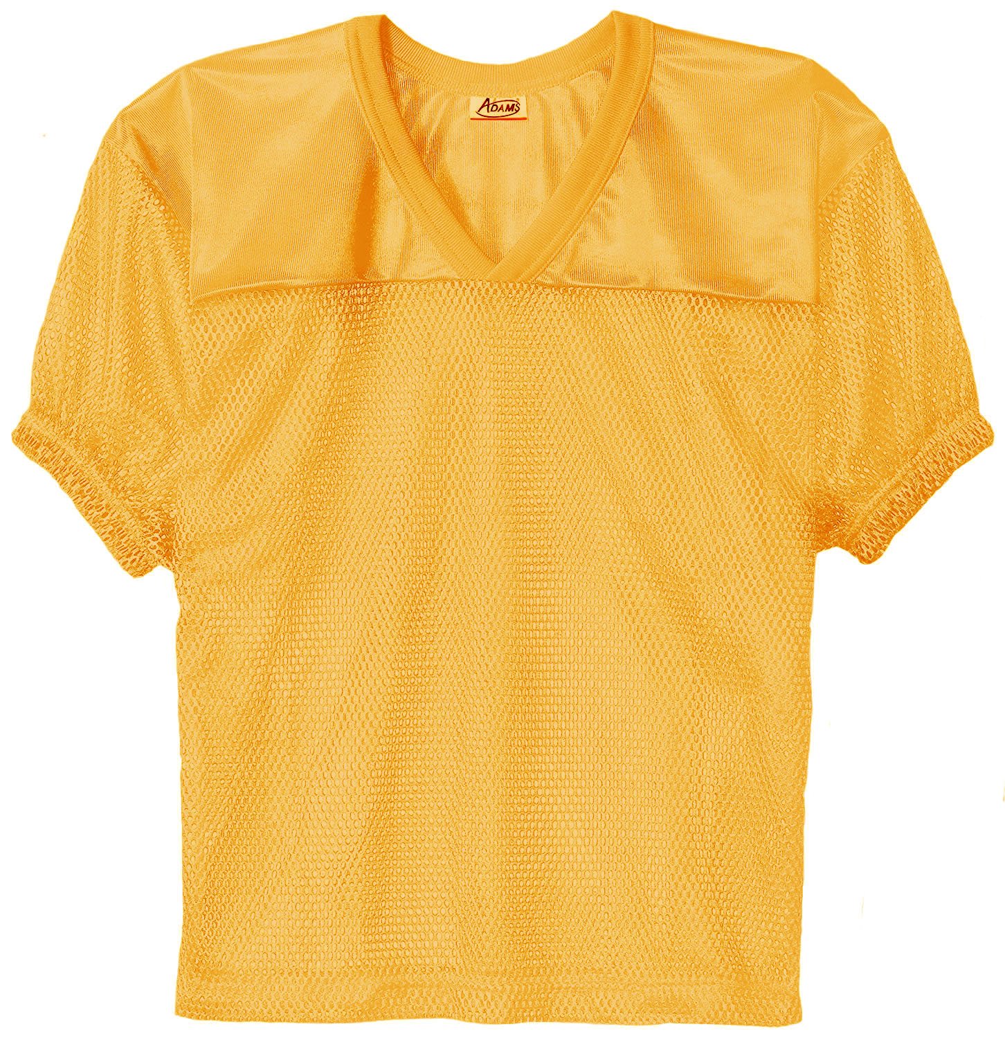 ADAMS USA FB Jersey with Elastic Sleeve, Gold, XX-Large