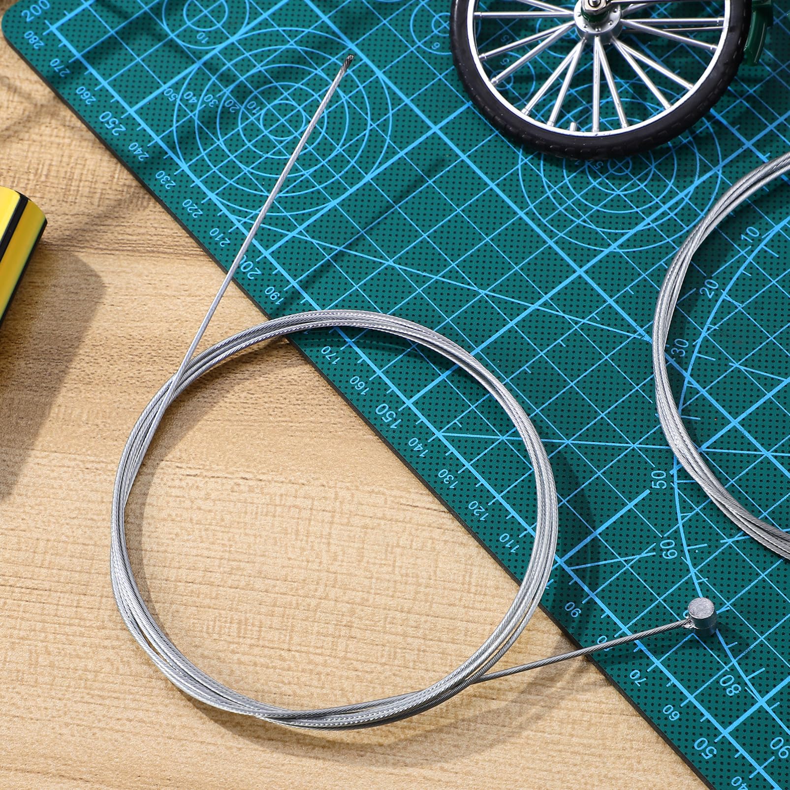 Gatuida Set Cavi Freno Bici Universali 10 Pezzi Cavo Freno Bici Standard Kit Cavo Cambio Bicicletta Sostituzione Interna Linea