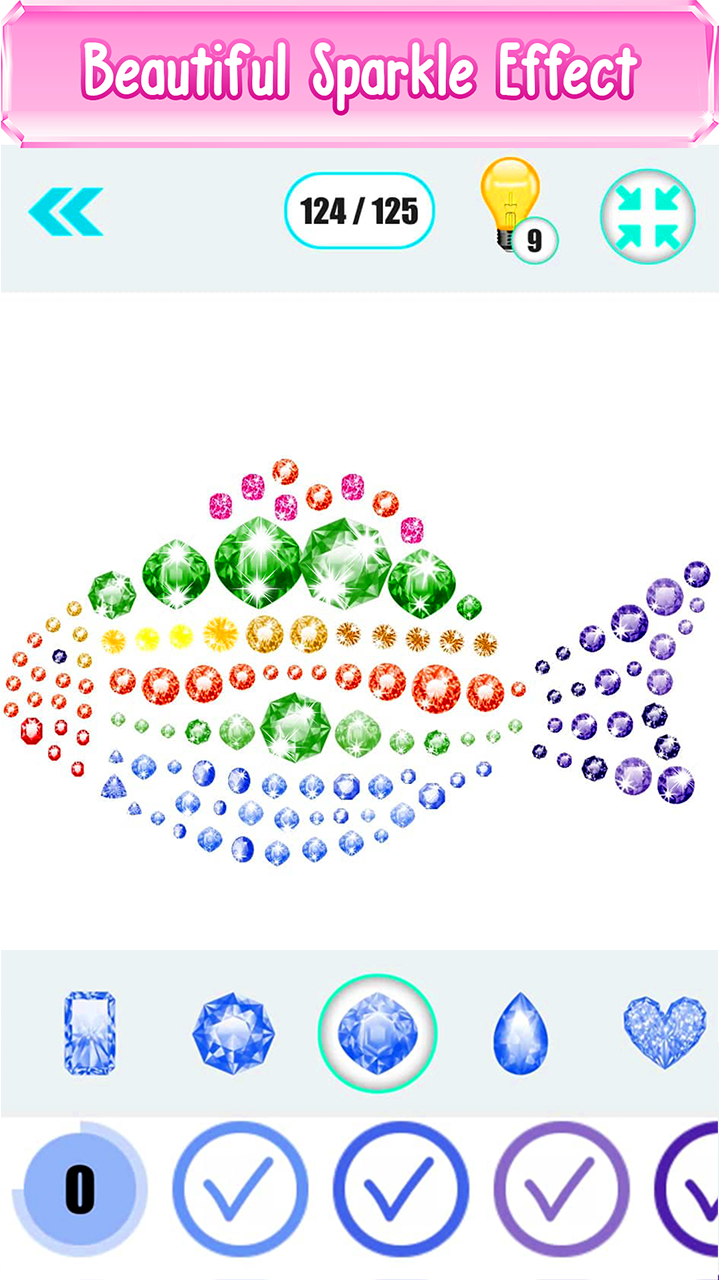 Diamond Art Glitter Color By Number Gems Art Free App on Amazon Appstore