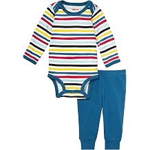 Skip Hop baby-girls Baby Says Long Sleeve Bodysuit & Pant Set