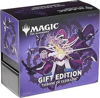 Magic The Gathering Throne of Eldraine Bundle Gift Edition | Alternate Art | 10 Booster Pack | 1 Collector Booster | Acces...
