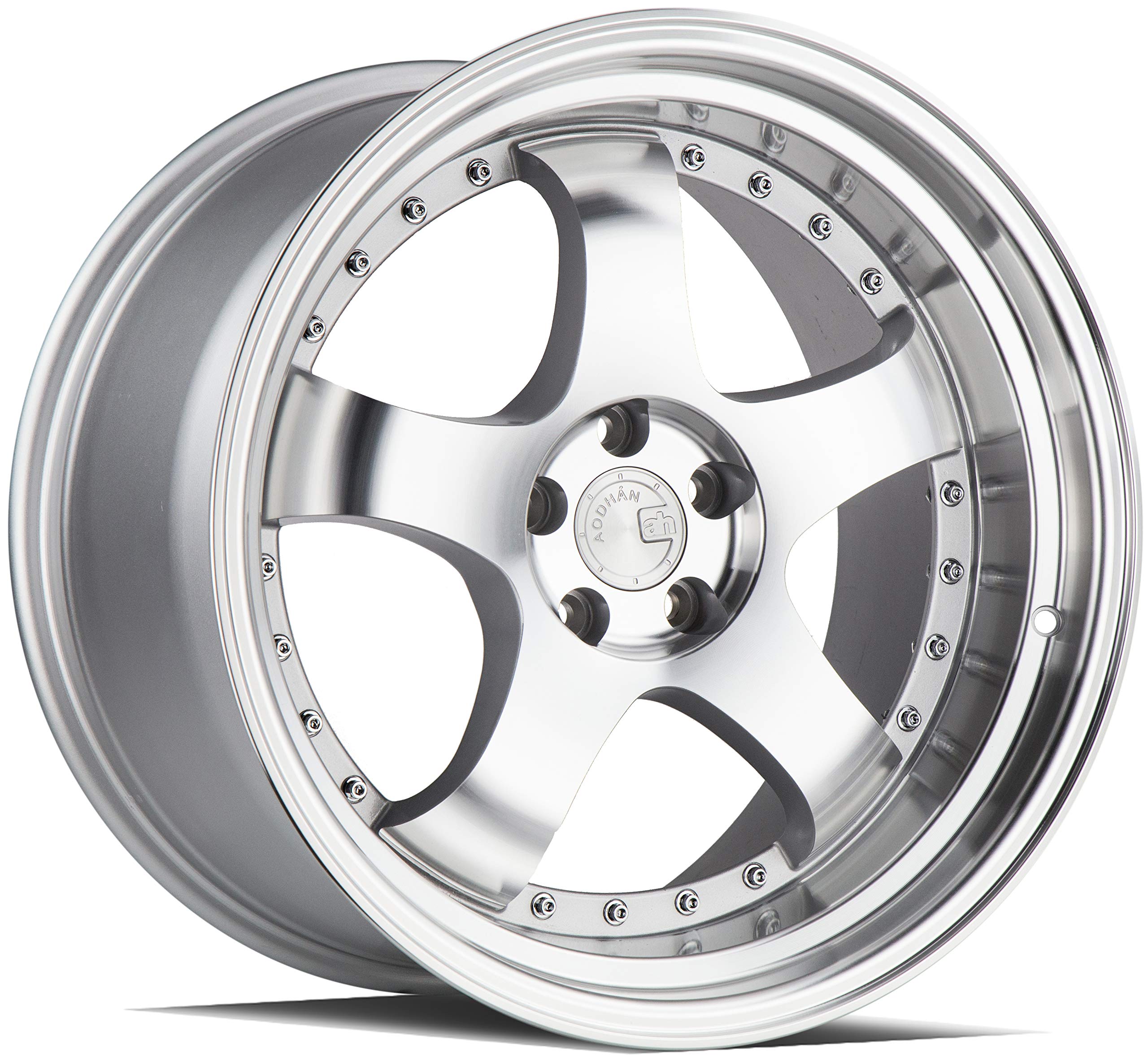 AodHan AH03 Wheel - Silver Machined Face and Lip: 19x11 Wheel Size; 5x114.3 Lug Pattern; 73.1mm Hug Bore; 22mm Off Set.