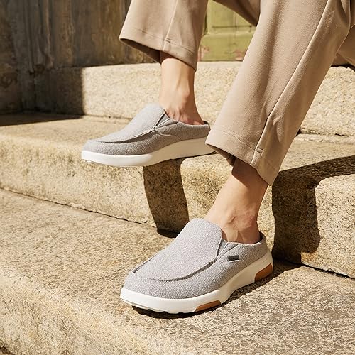 Miniatura 7 de OrthoComfoot Mocasines ortopédicos sin cordones para hombre zapatos para caminar con soporte del arco pantuflas casuales para fascitis plantar para