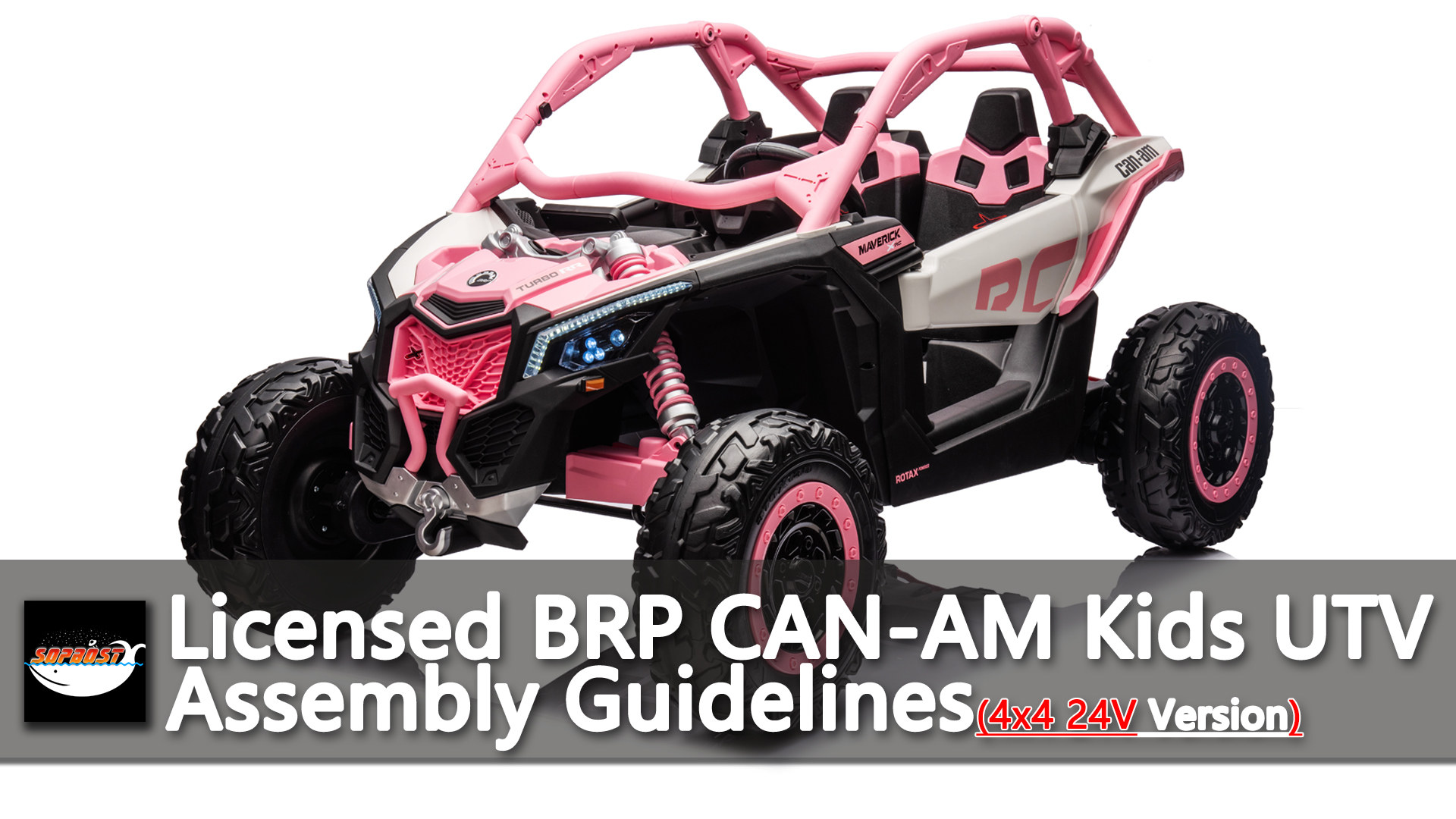 Amazon.com: sopbost Compatible with CAN-AM Maverick X3 24V Kids