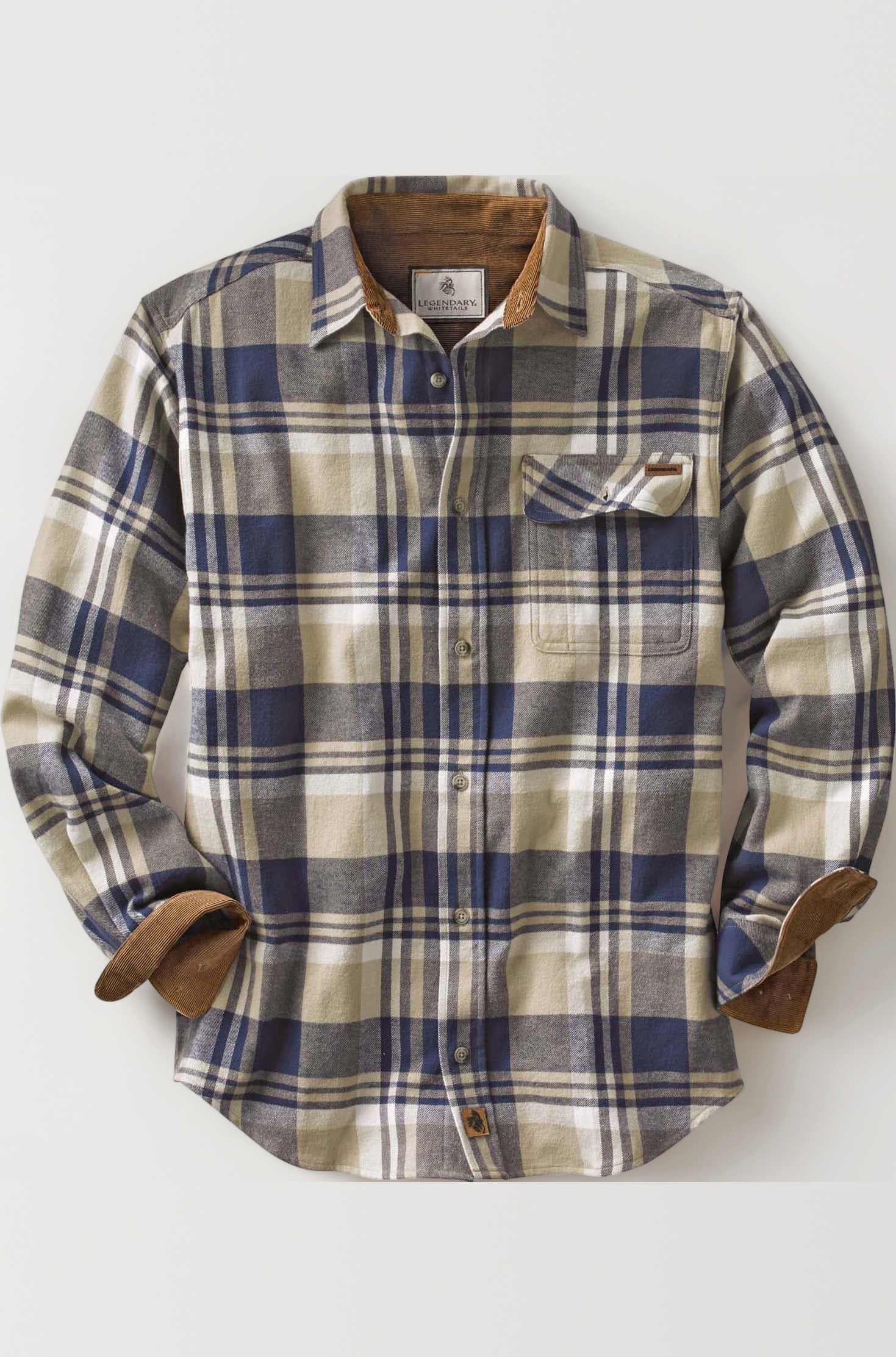 Legendary Whitetails Men's Buck Camp Flannel Shirt