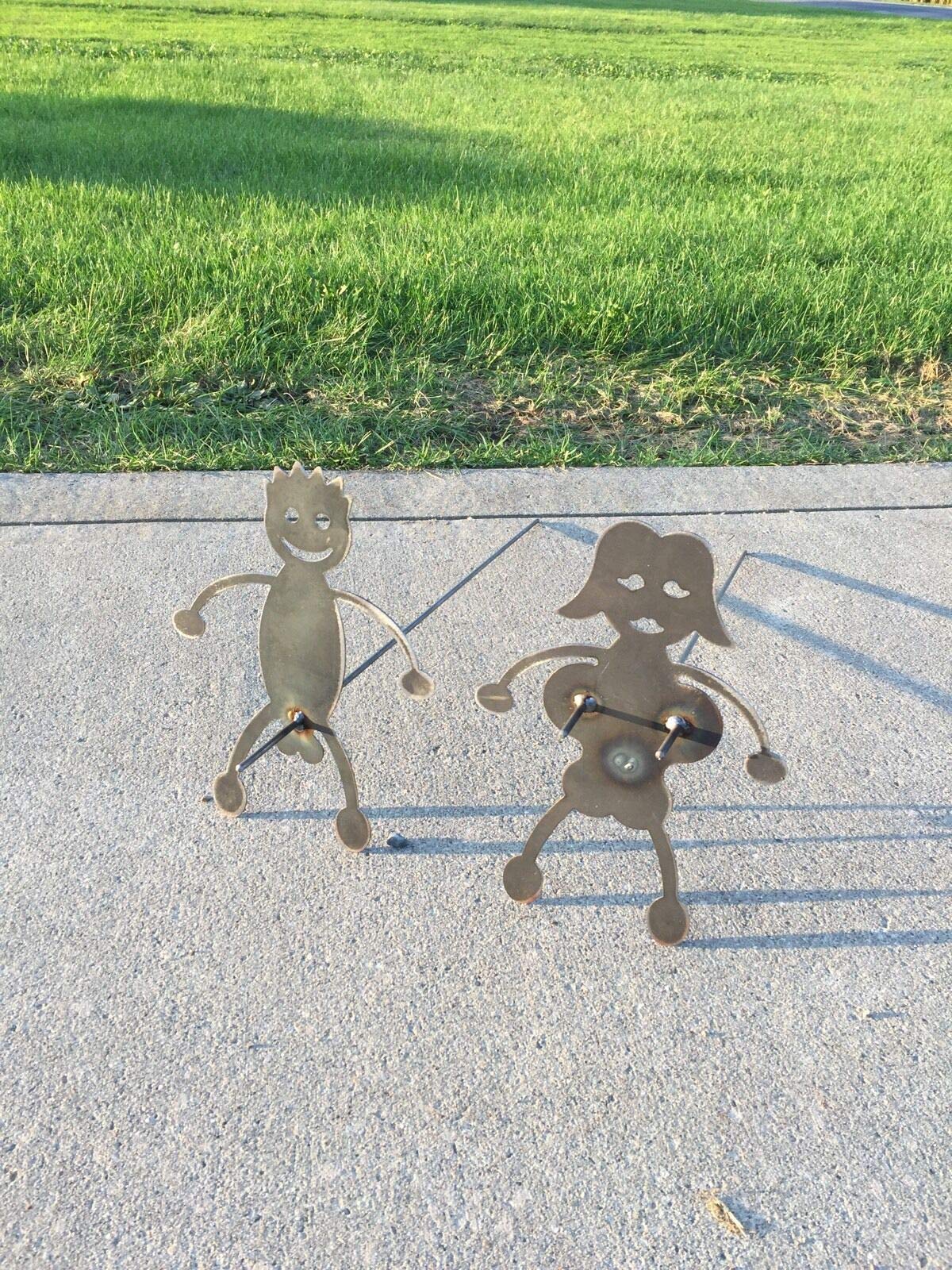 Harness Machine & Fab Hot Dog Boy Man and Marshmallow Girl Woman Roaster Cooker Campfire Sticks Skewer