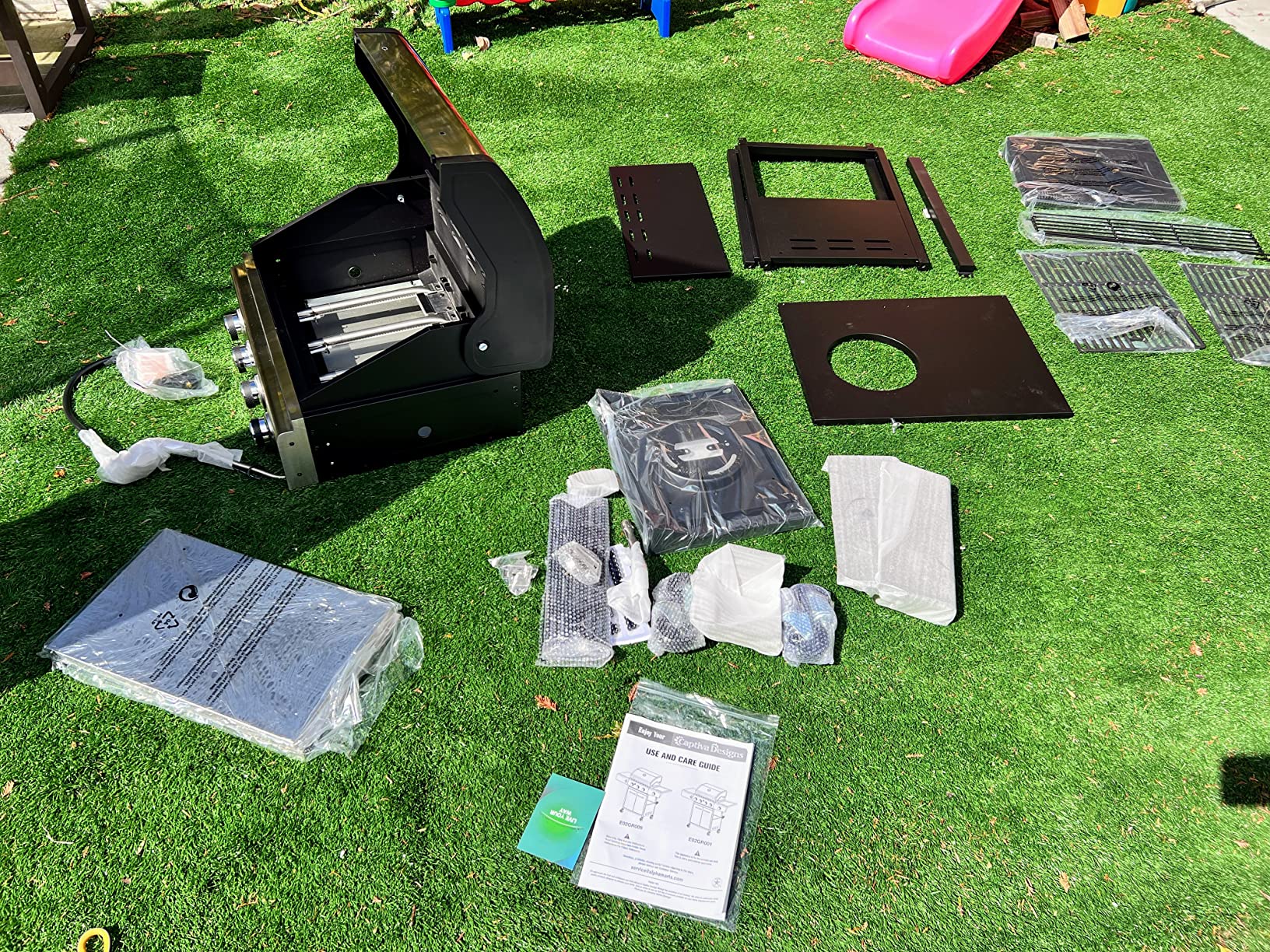 11/mo Finance MFSTUDIO 4 Burner Stainless Steel Propane BBQ Grill