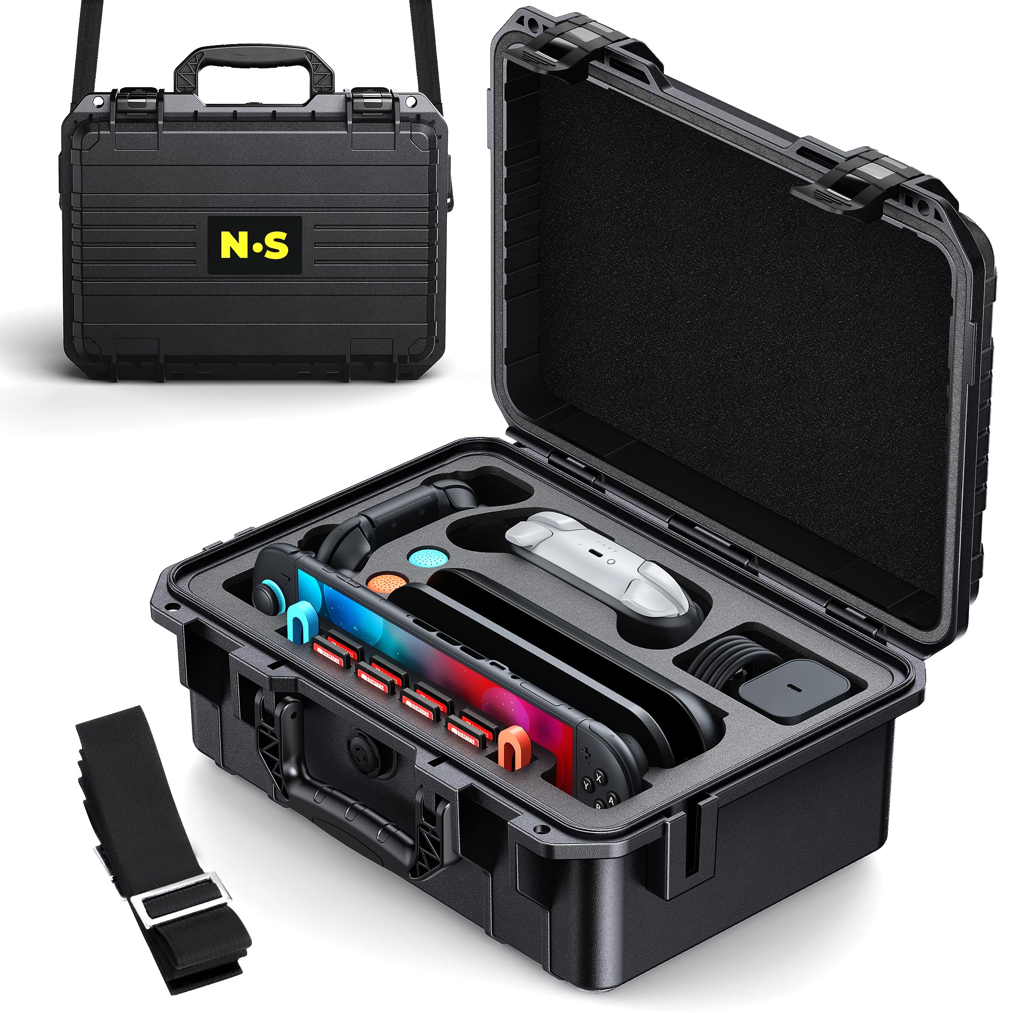 Amazon.com: Switch 2 Super Hard Carrying Case, WAXITY Travel Case