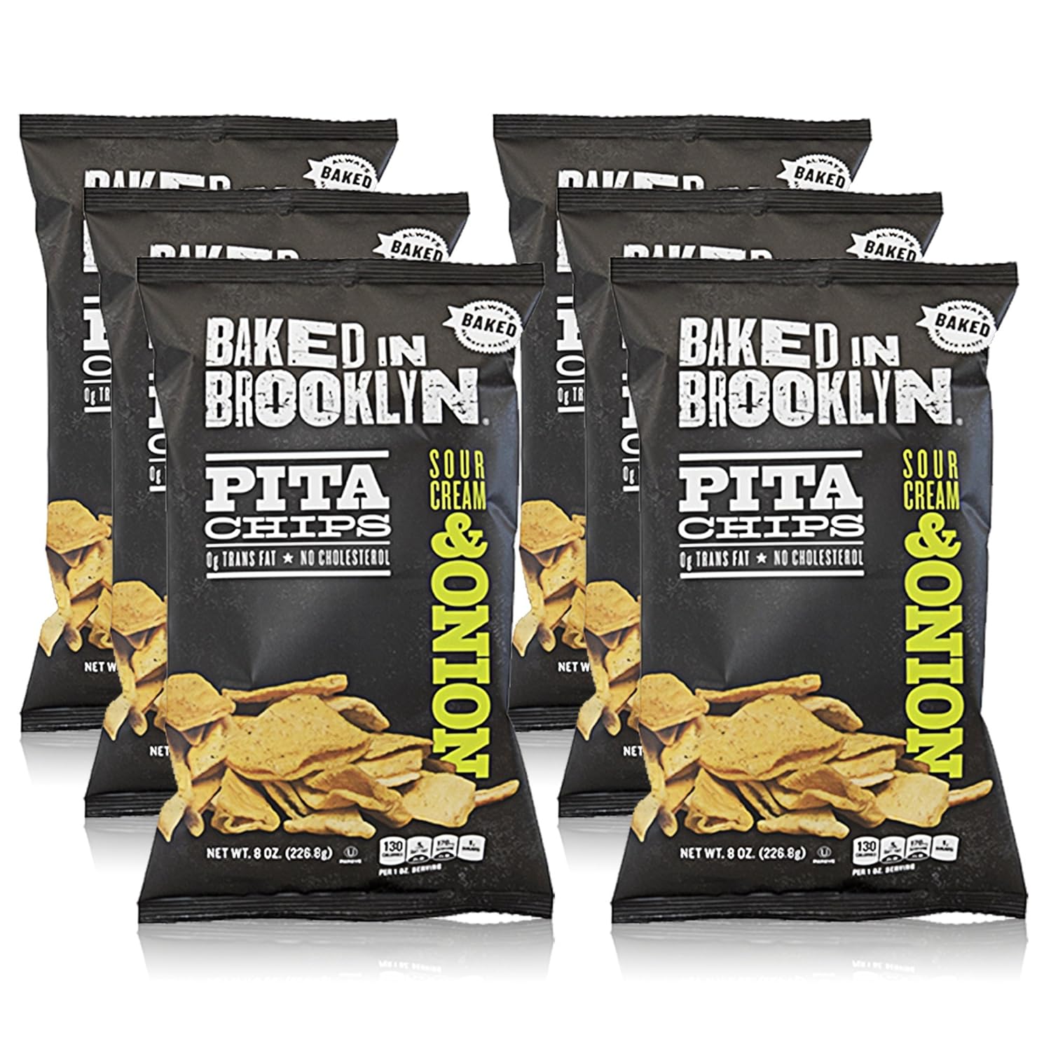 Baked In Brooklyn Pita Chips Always Baked 0g Trans Fat No