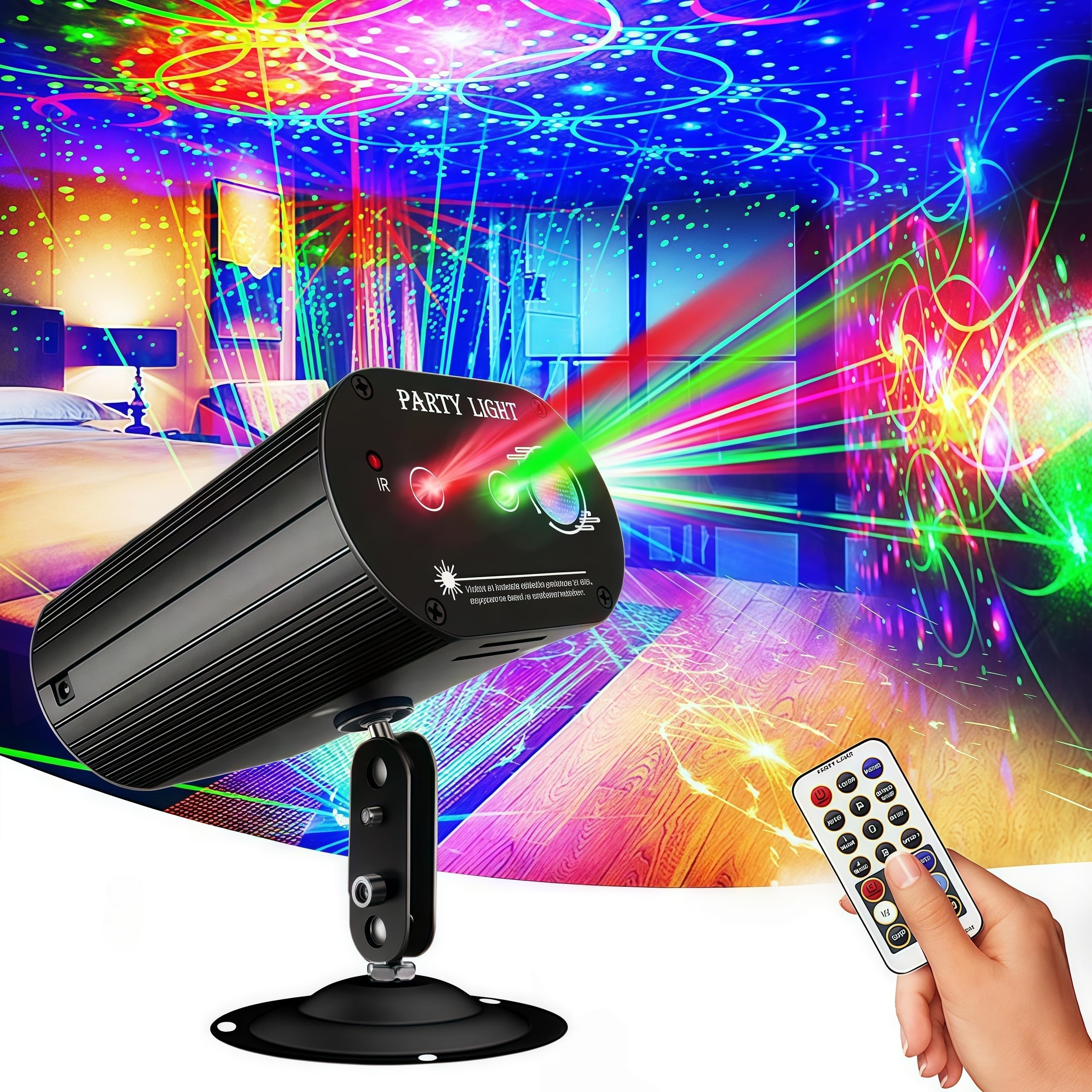 Lampe De Scène Mini RGB 3W LED Boule Scène Lampe DJ Disco Party Lights