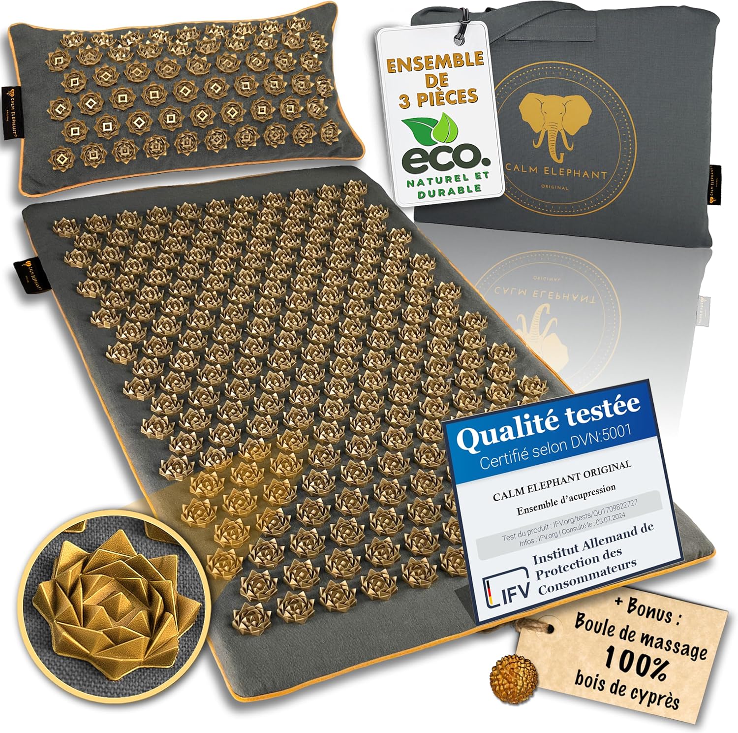 Tapis d'acupression premium