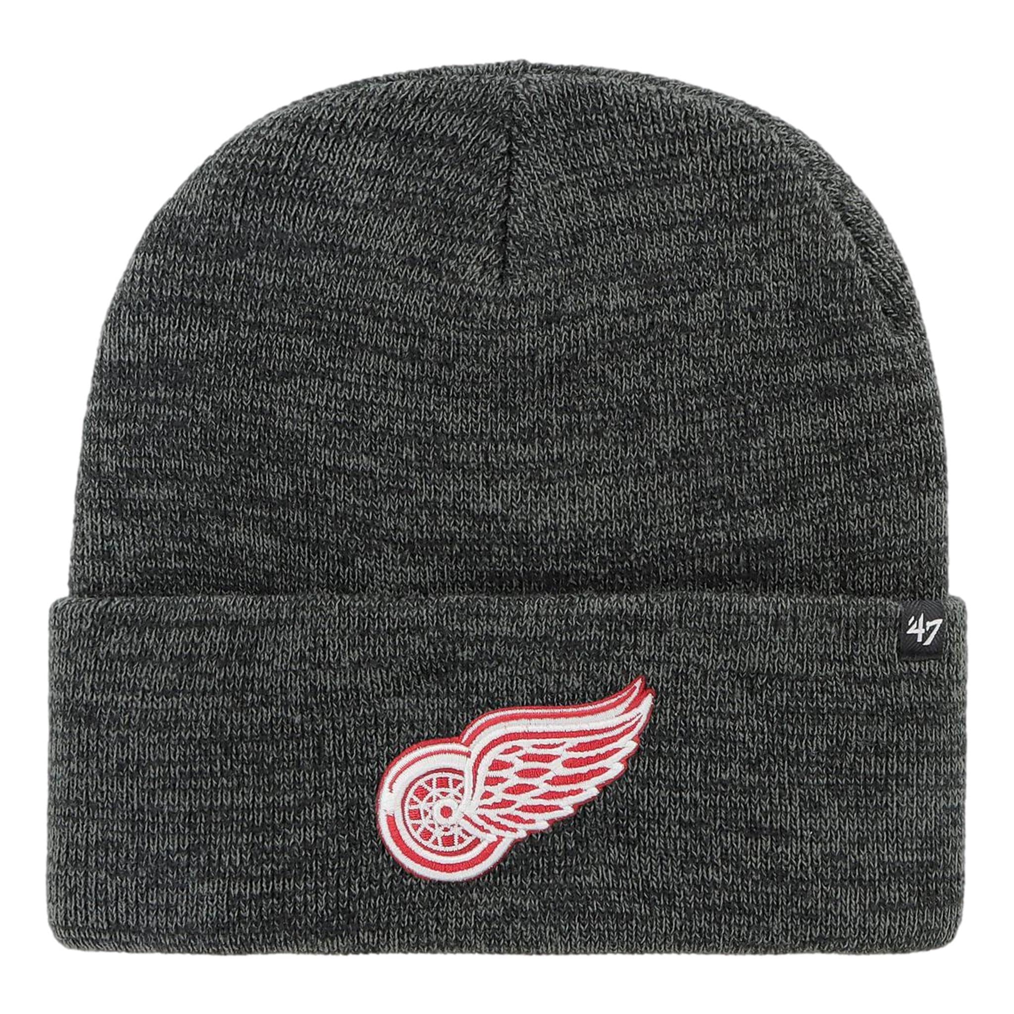 '47 Detroit Red Wings Tabernacle NHL Cuff Beanie Winter Hat Dark Grey