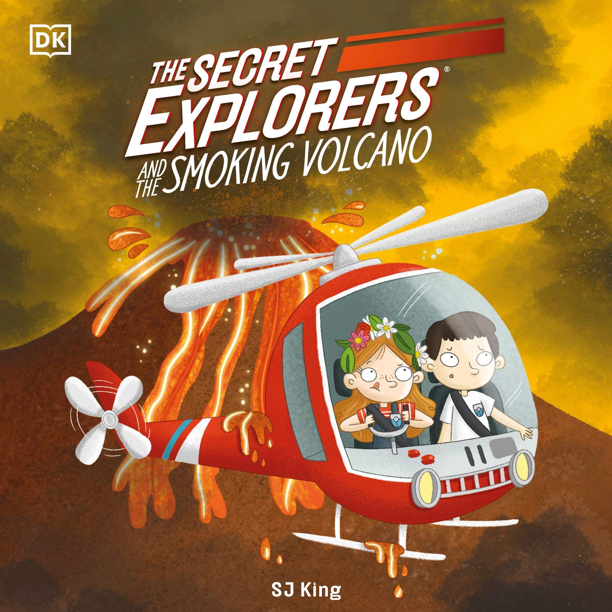 Cover art for The Secret Explorers and the Smoking Volcano
