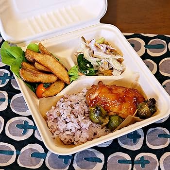 使い捨て弁当箱 50箱×3セット Amazon.co.jp: 使い捨て エコでオシャレな弁当容器 未晒し