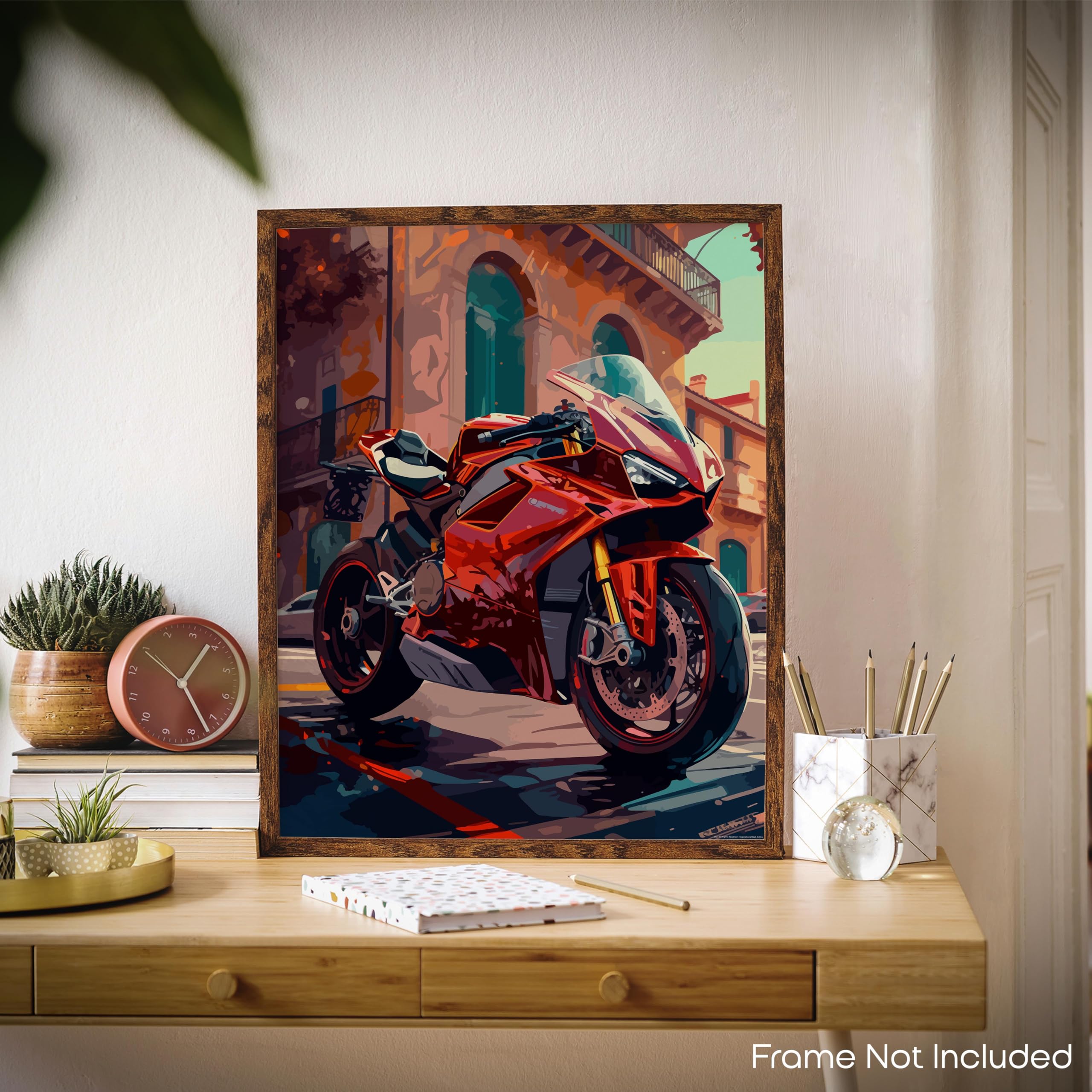 ★ Garage Art Amazon.com: Inspirational Wall Art Co. - Electric | Ducati