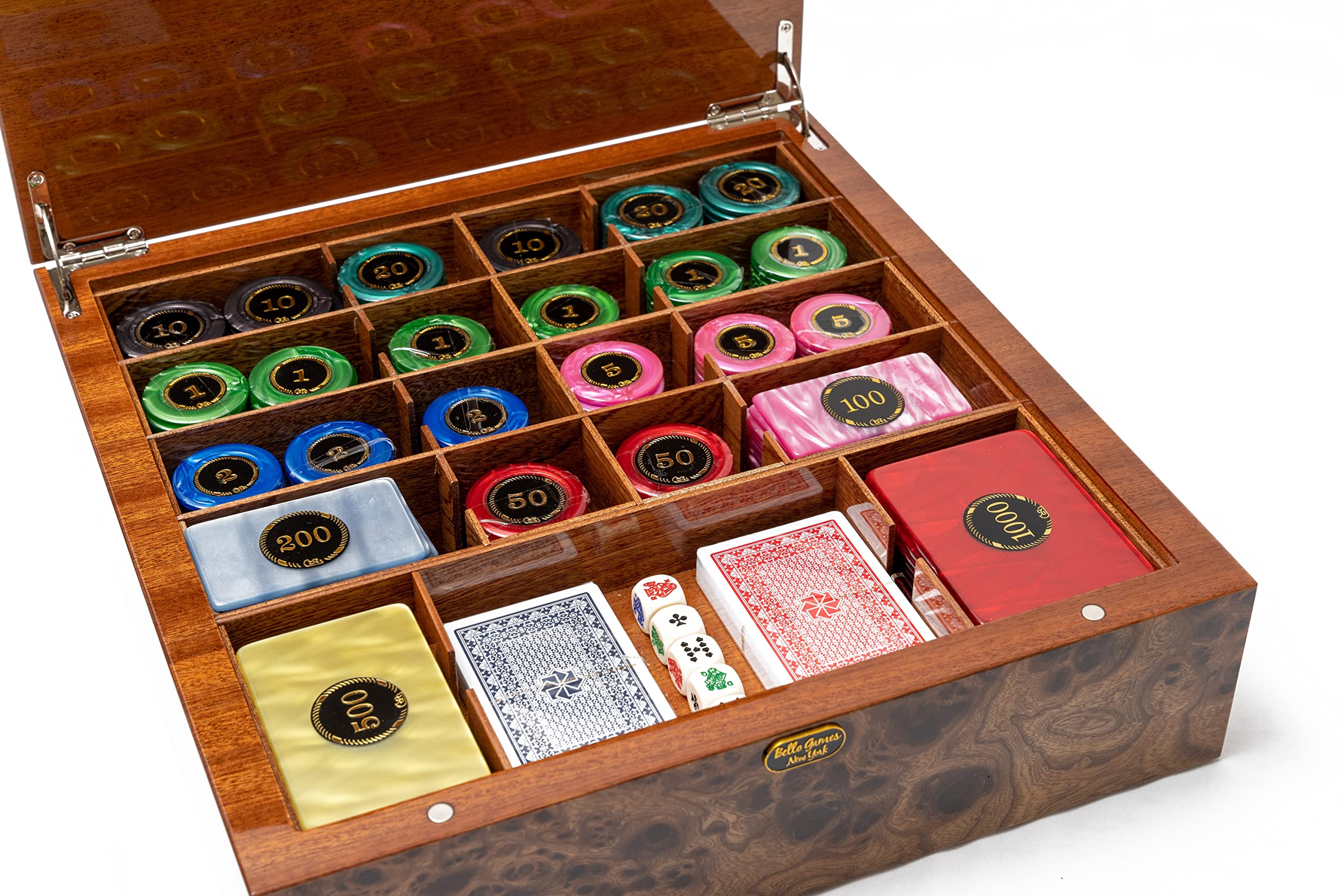 Amazon.com: Bello Games Collezioni - Palermo Luxury Poker Chips