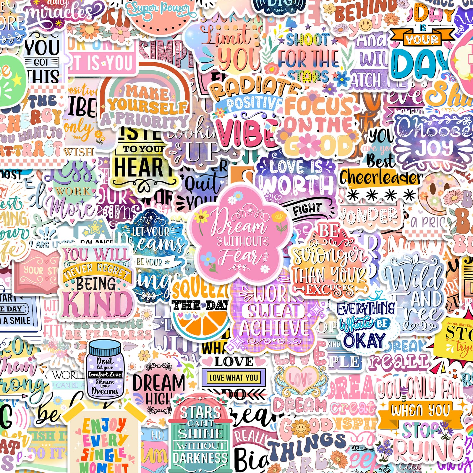 Inspirujące naklejki dla dorosłych, nastolatków, nauczycieli, motywacyjne naklejki na butelki z wodą, laptopy, kalkomanie, dziennik do scrapbookingu, 300 szt