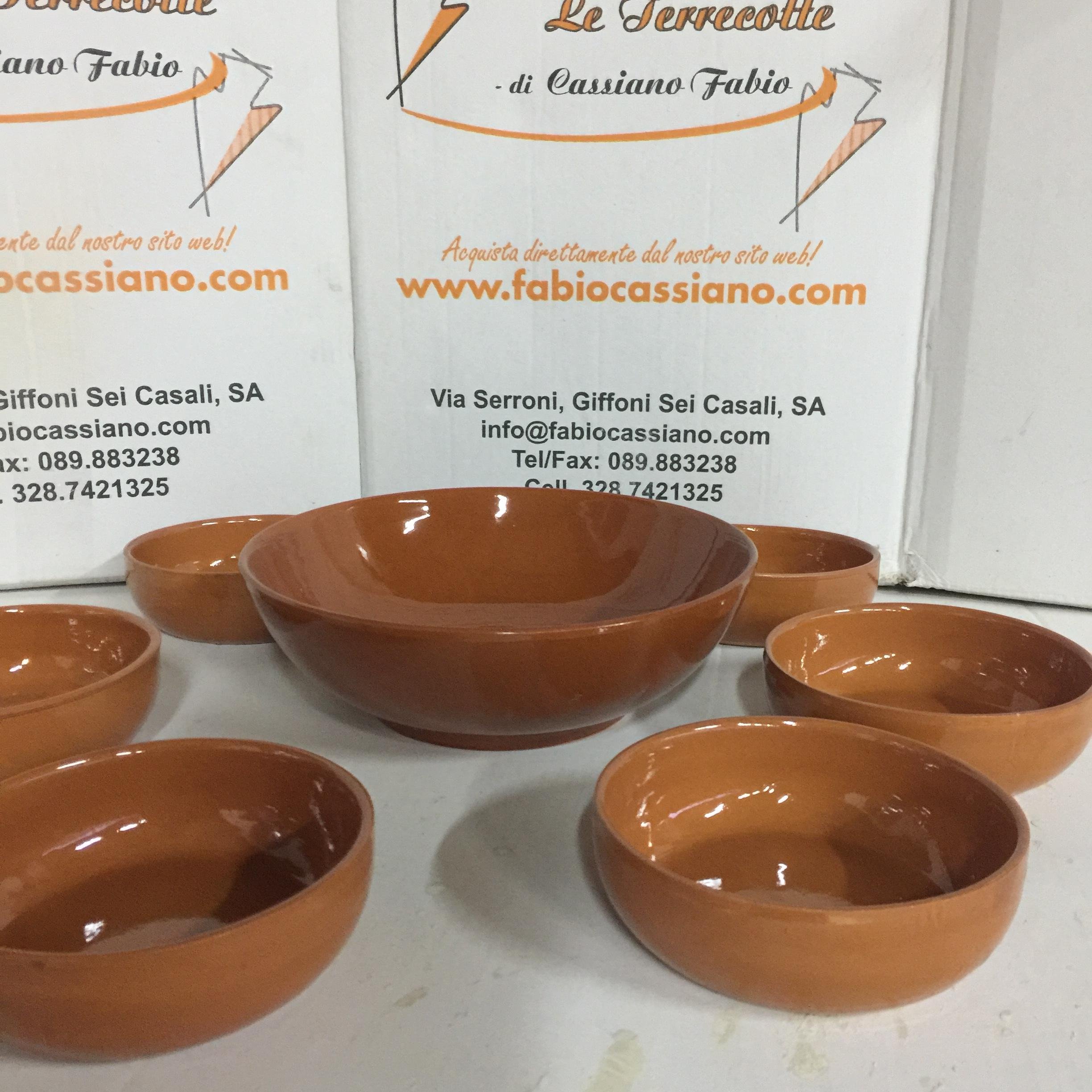 Set 7 Pezzi spaghettata in Ceramica