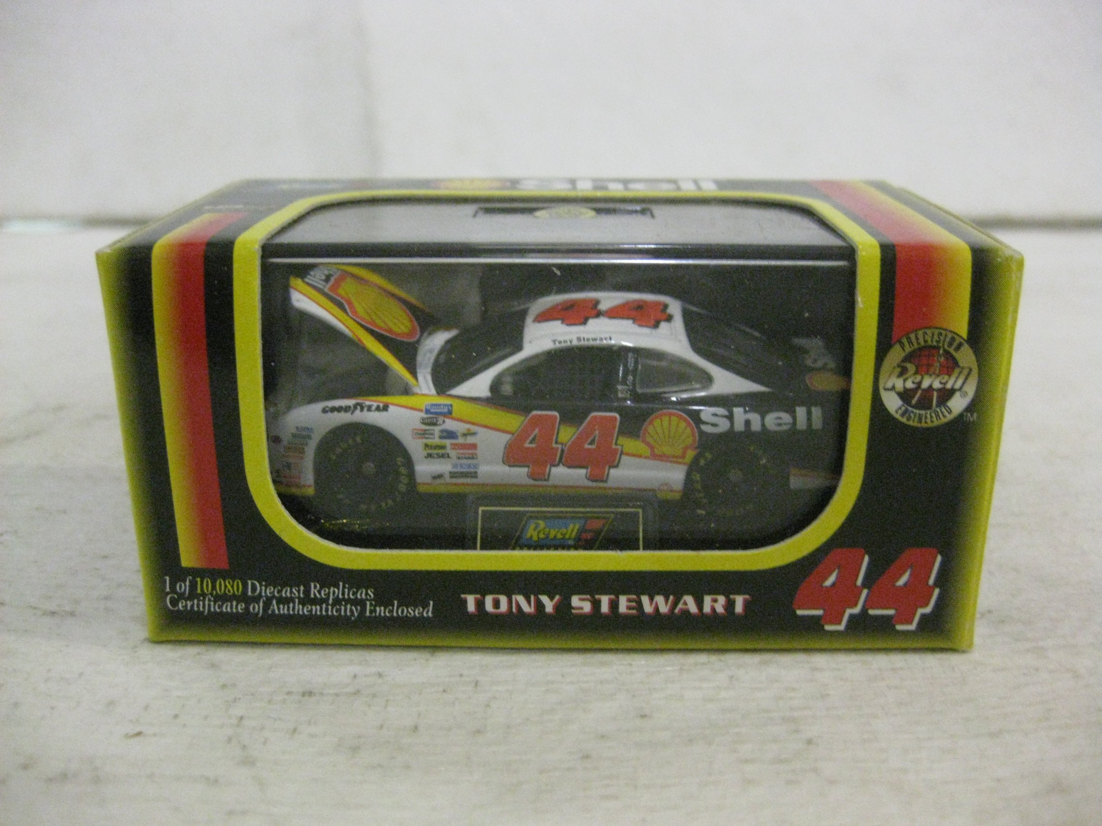 Tony Stewart #44 1998 Shell Pontiac Nascar In White & Black Diecast 1:64 Scale By Revell