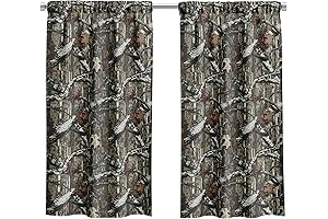 Mossy Oak Camouflage Curtains: Enchanting Forest Ambiance for Your Abode