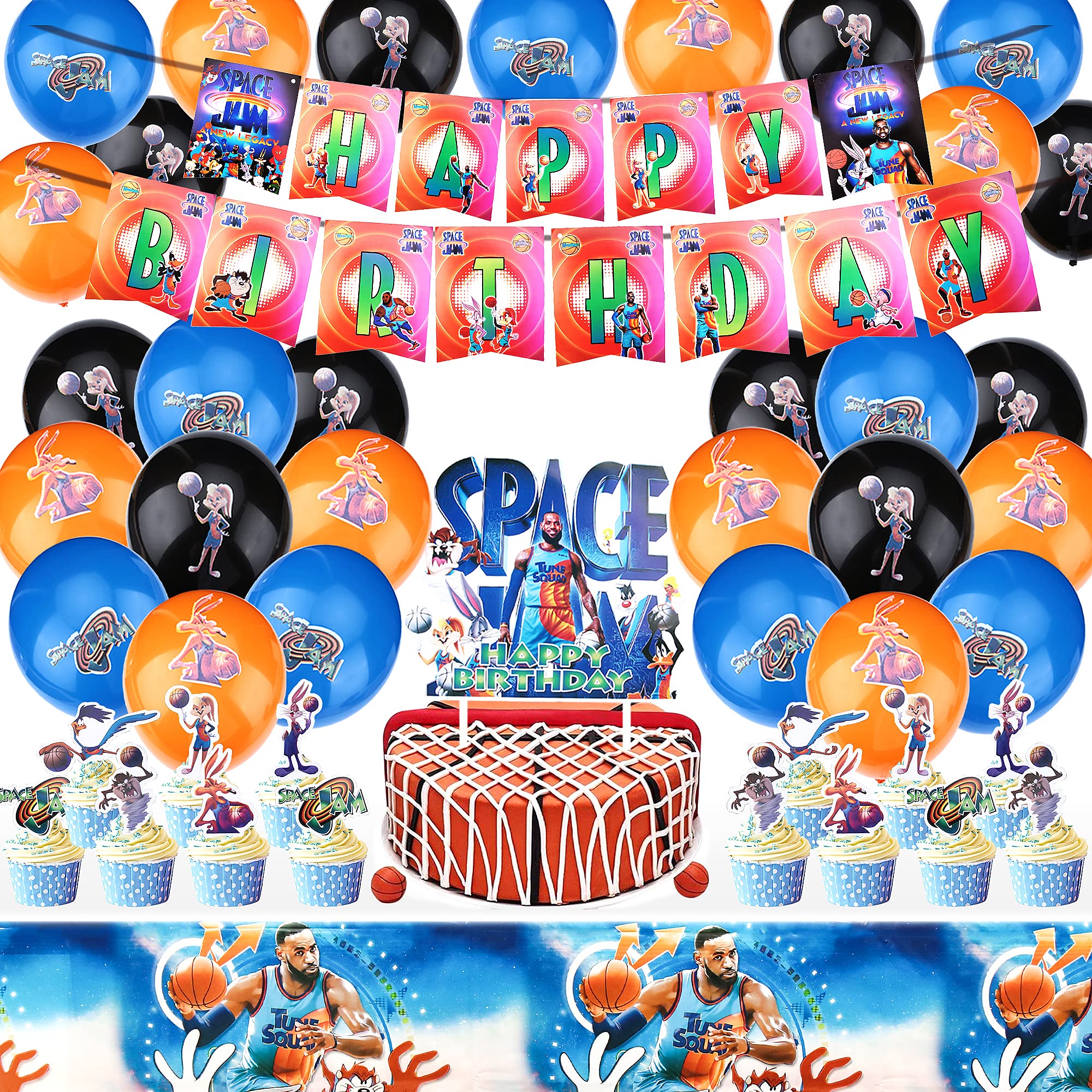 Buy Space Jam Party Supplies, Space Jam Party Decorations includes