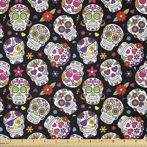 Ambesonne - Tela de punto elástica