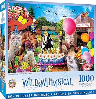 MasterPieces 1000 Piece Jigsaw Puzzle For Adults, Family, Or Kids - Birthday Party - 19.25