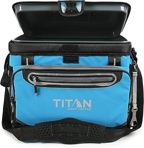 Miniatura 36 de Titan by Arctic Zone Deep Freeze Cooler - Zipperless Hardbody Cooler - Deep Freeze Insulation, HardBody Liner, and SmartShelf Seagrass,Cítrico,Caza