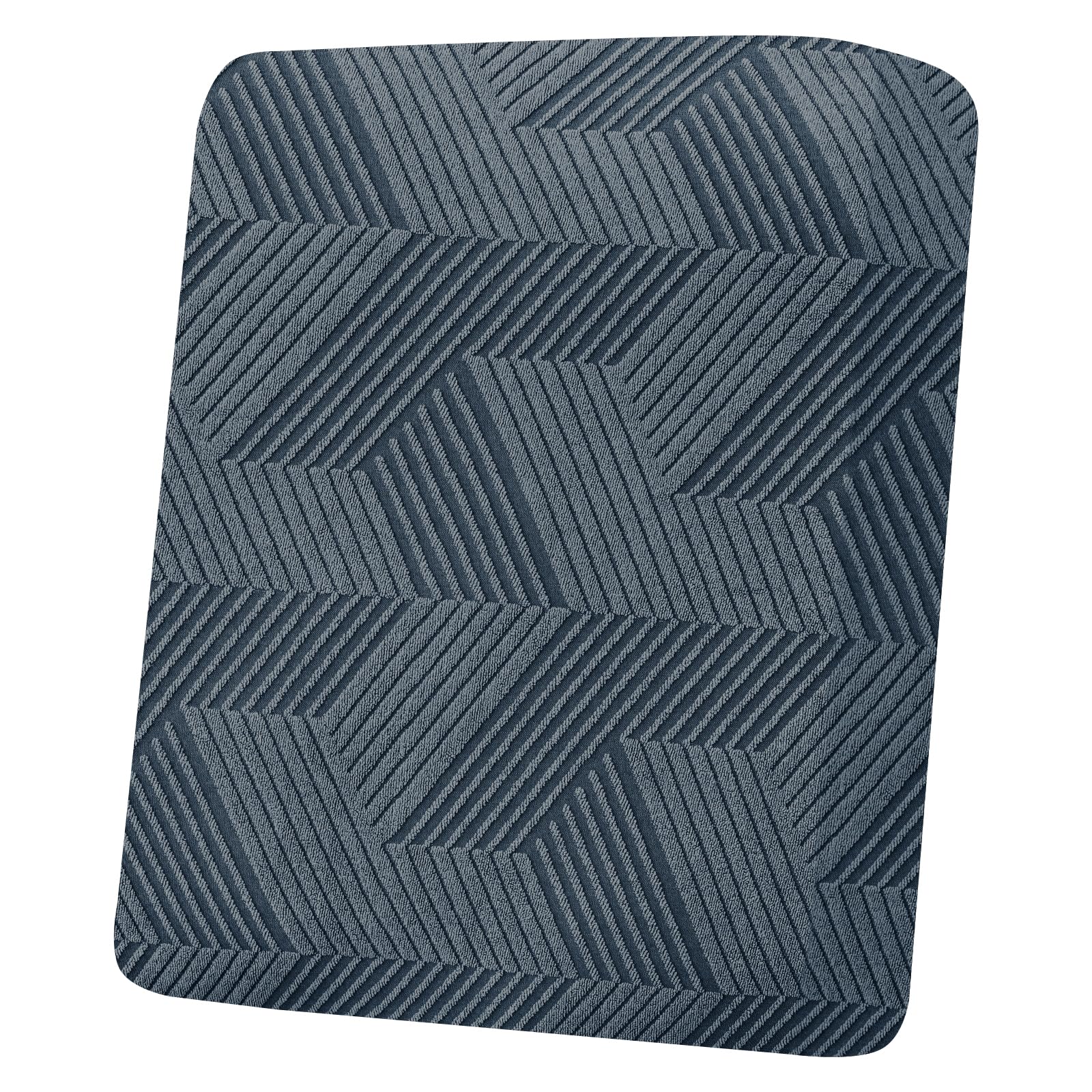 XINEAGE Sofa Seat Cushion Cover, Geometrical Jacquard Couch Cushion Slipcovers Stretch, Replacement for Individual Cushion with Elastic Bottom & Non-Slip Strap (Large 1 Seater, Dark Grey) — image 1
