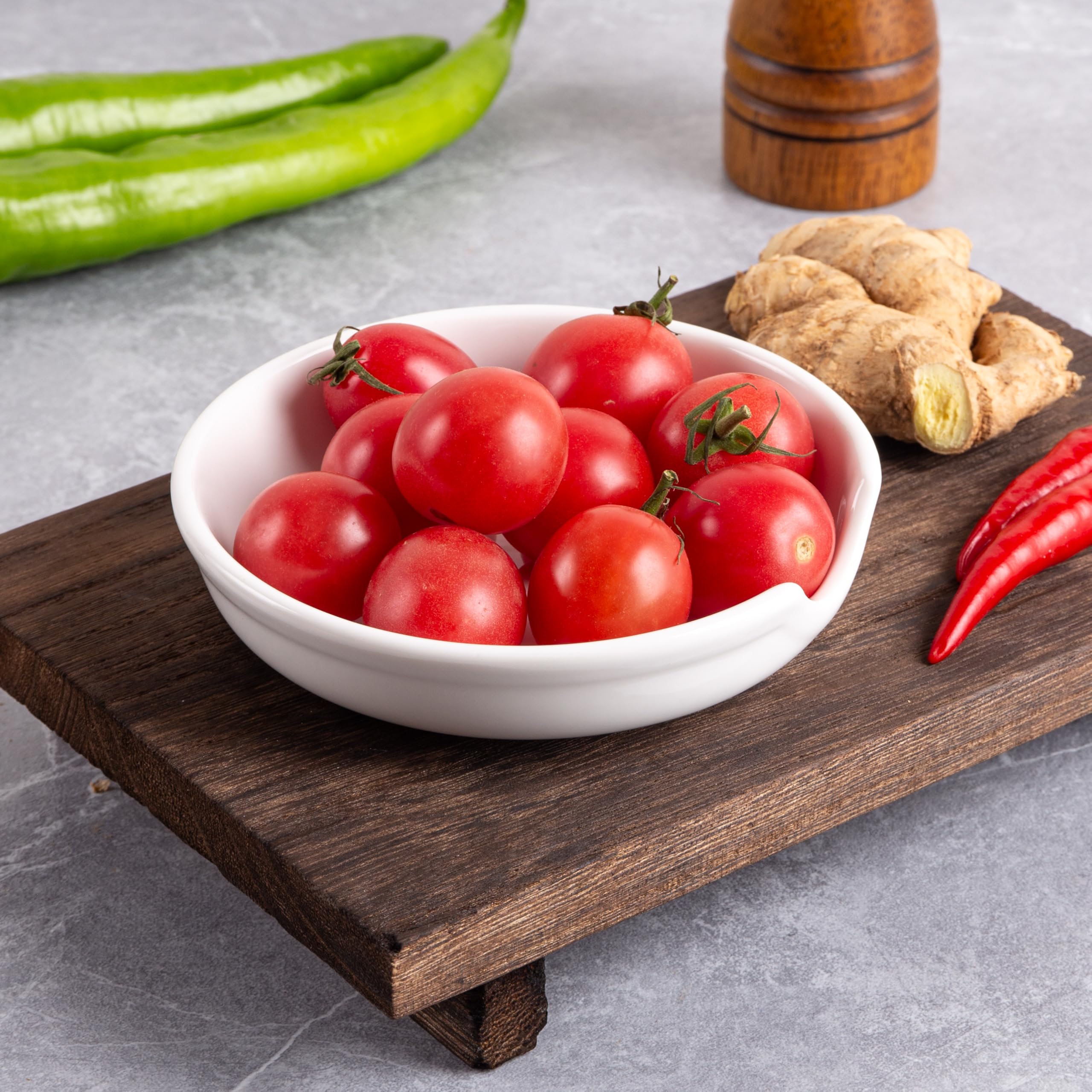 Set 3 Poggiamestoli In Ceramica - Blu, Cachi E Bianco - 14,7 Cm - Porta Utensili Multiuso Per Cucina - Regalo Per Appassionati Di Cucina