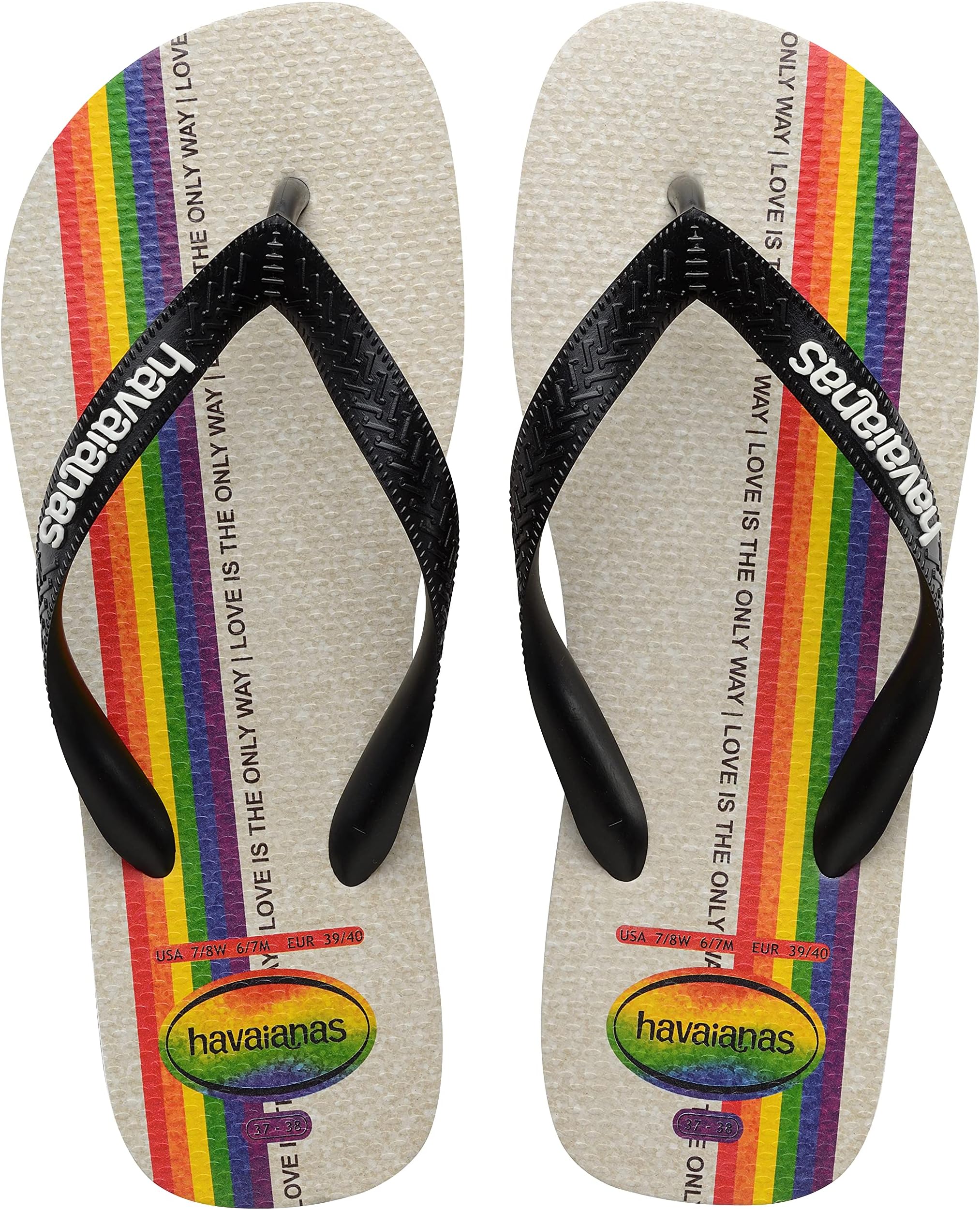 Havaianas Black/Black - UK 6/7 - BR 39/40