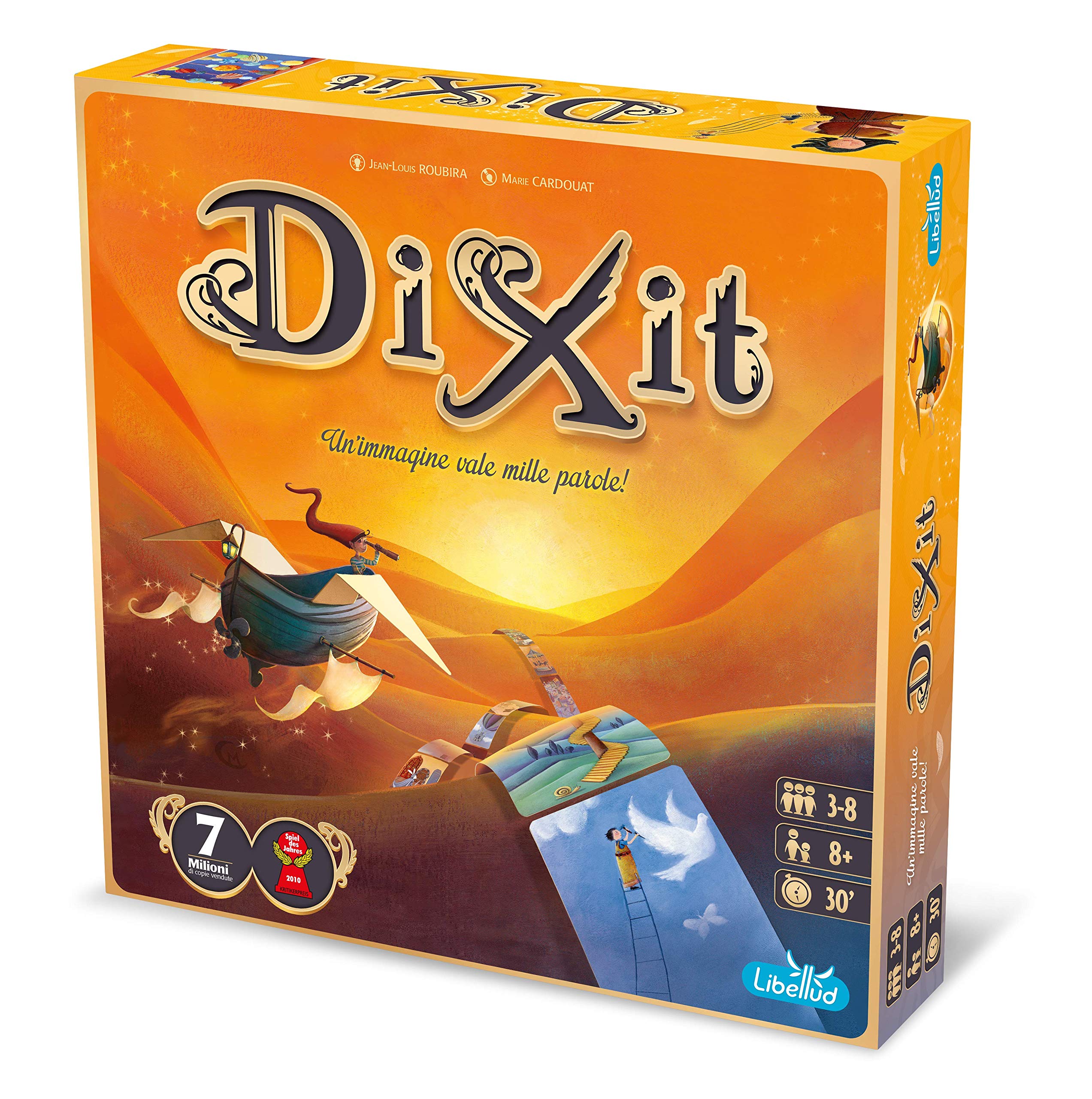 Asmodee Italia Dixit, Gioco da Tavolo per Tutta la Famiglia, Edizione in Lingua Italiana, 8016 & Dixit Anniversary Gioco da Tavolo Edizione Italiana, Colore, 8014
