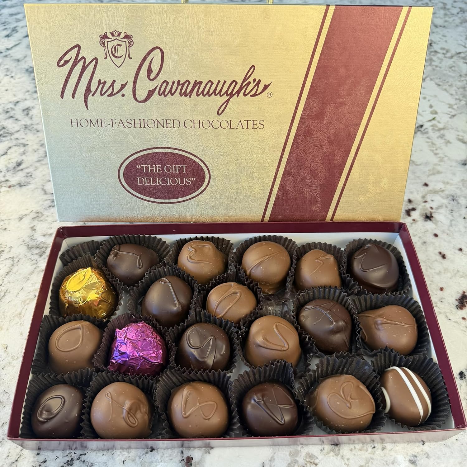 Mrs. Cavanaugh’s 3 lb Creams without Nuts Mixed (Milk 65% & Dark 35%) Chocolate
