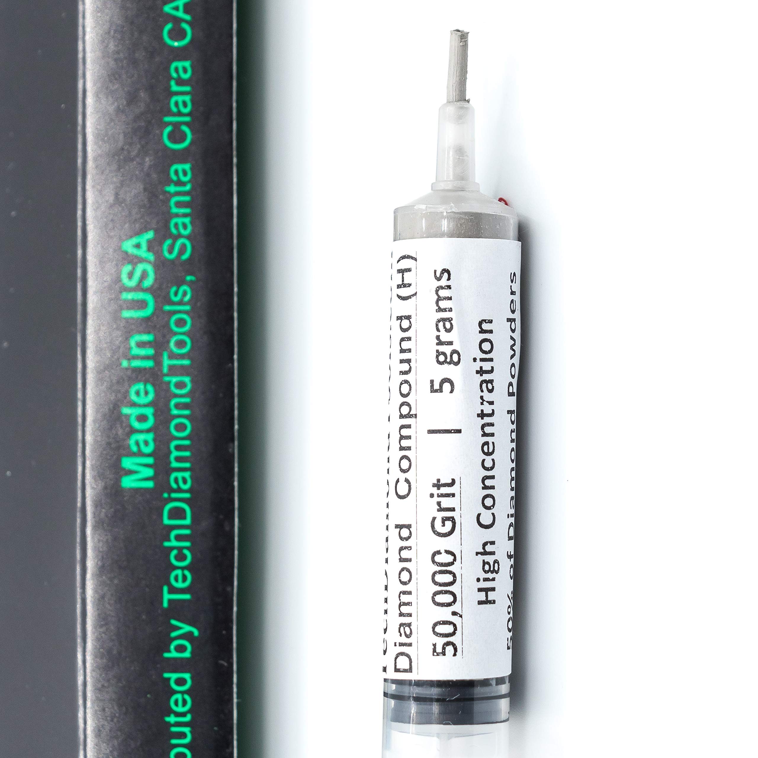 TechDiamondTools Diamant-Polierpaste, Körnung 5000, 14000, 50000, für Marmor, Glas, Metall, Steinschmuck, Harz, Silber, Edelstein mit hoher Konzentration an Diamantpulver, hergestellt in den USA, 3