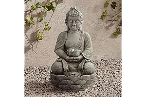 John Timberland Zen Garden Gol Gappe Fountain with LED Light